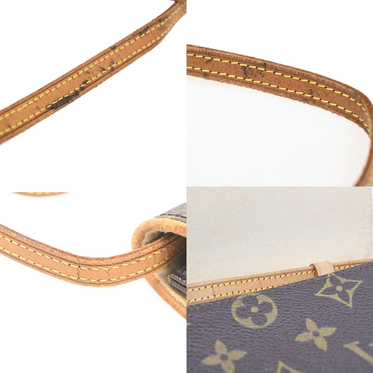 LOUIS VUITTON Pochette Twin GM 2Way Shoulder Bag Monogram Brown M51852 82CA664