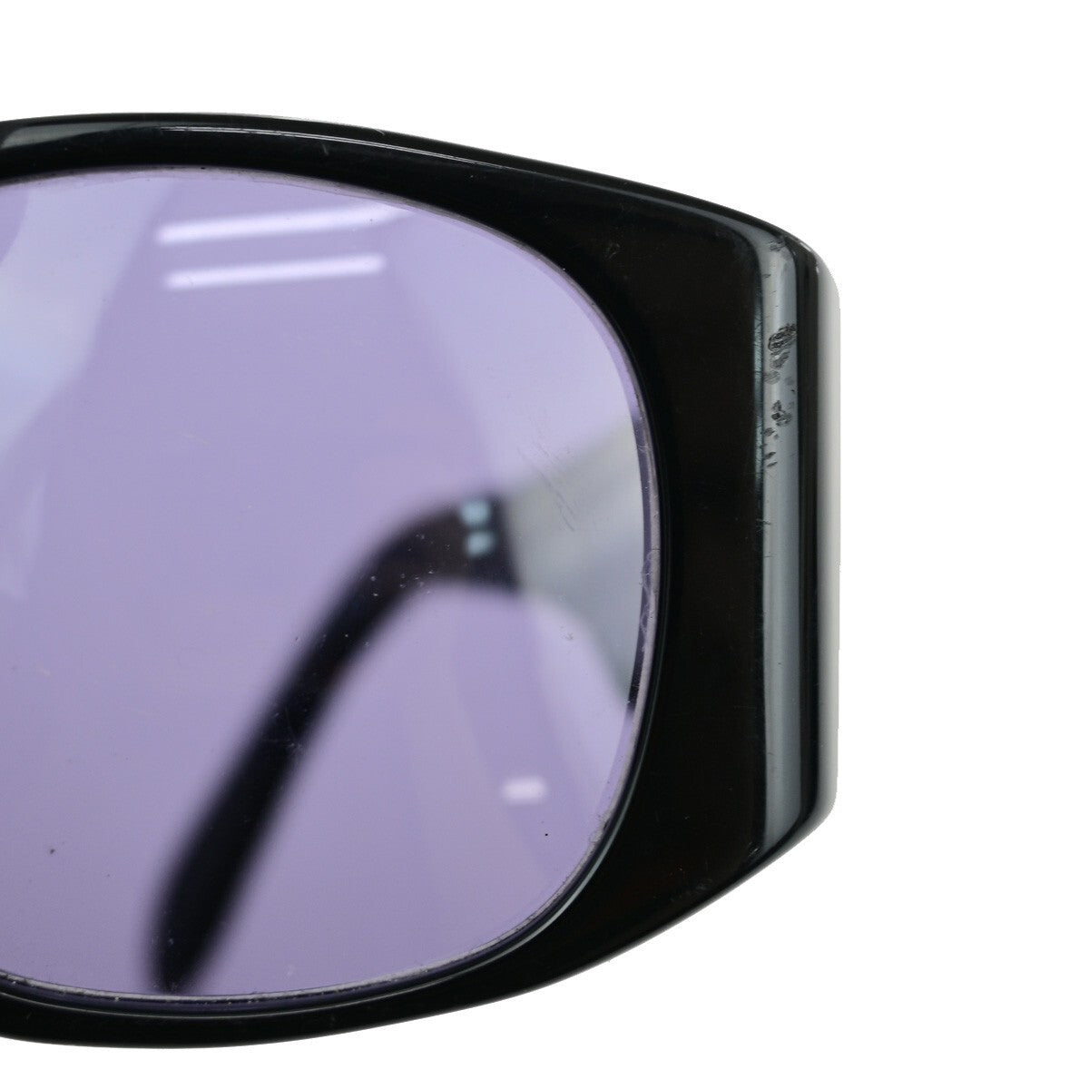 CHANEL CC Logo Sunglasses Eye Wear Plastic Black GHW 01450 Italy 05RK220