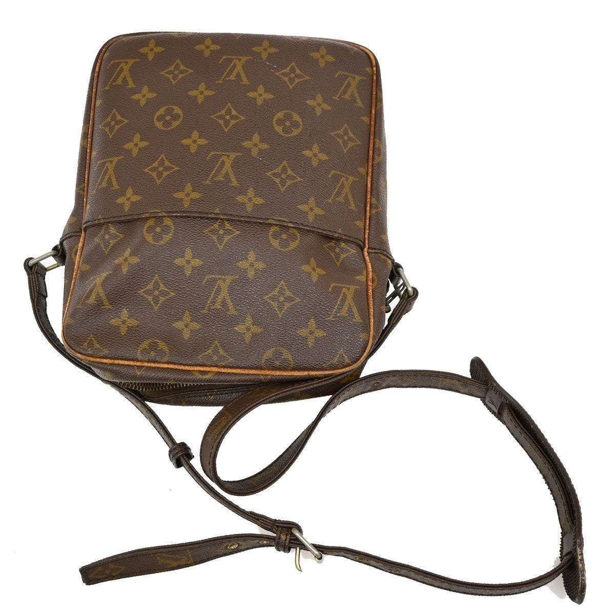 LOUIS VUITTON Petit Marceau Shoulder Bag Monogram Leather Brown M40264 04KB525
