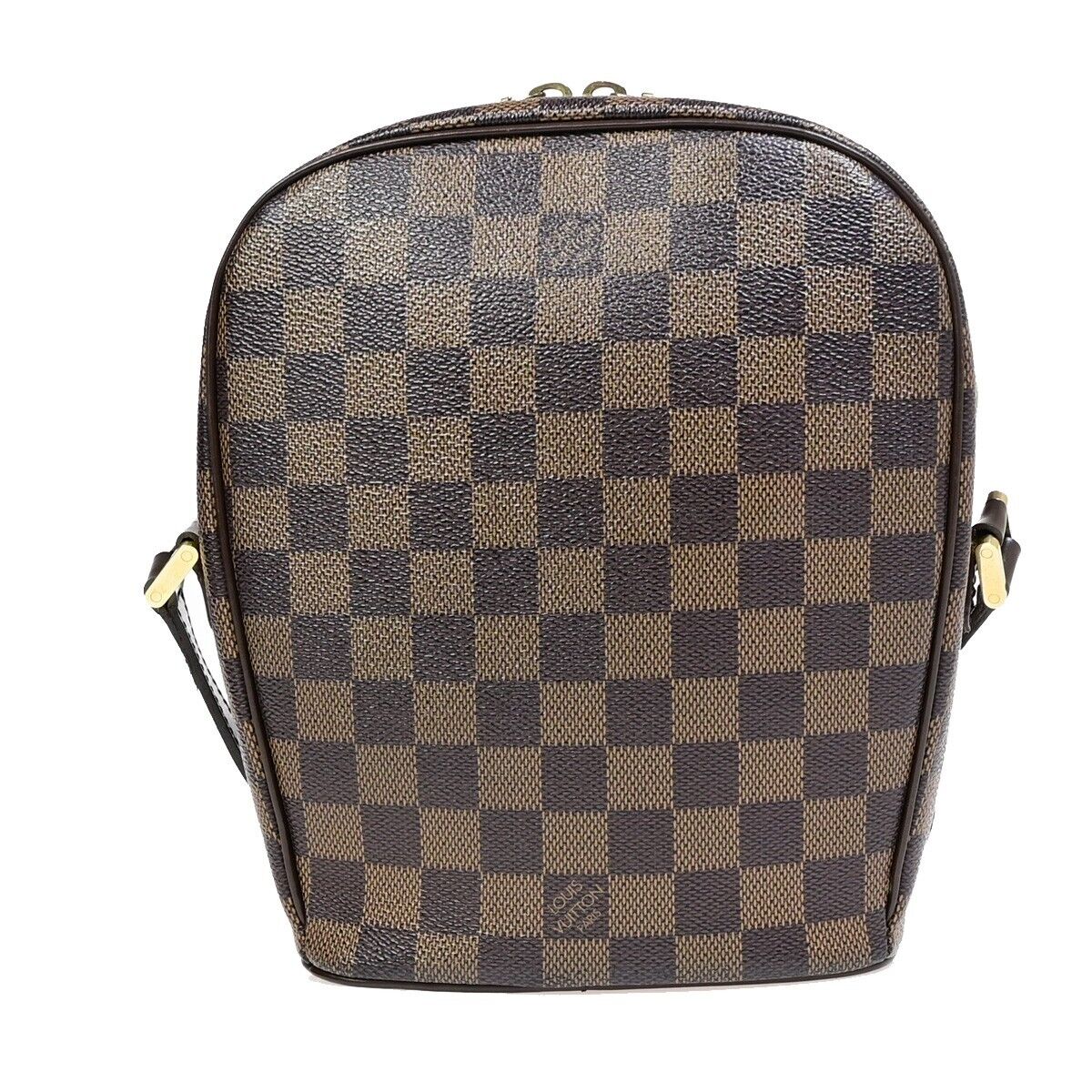 LOUIS VUITTON Ipanema PM Shoulder Bag Damier Ebene Leather Brown N51294 90EB008