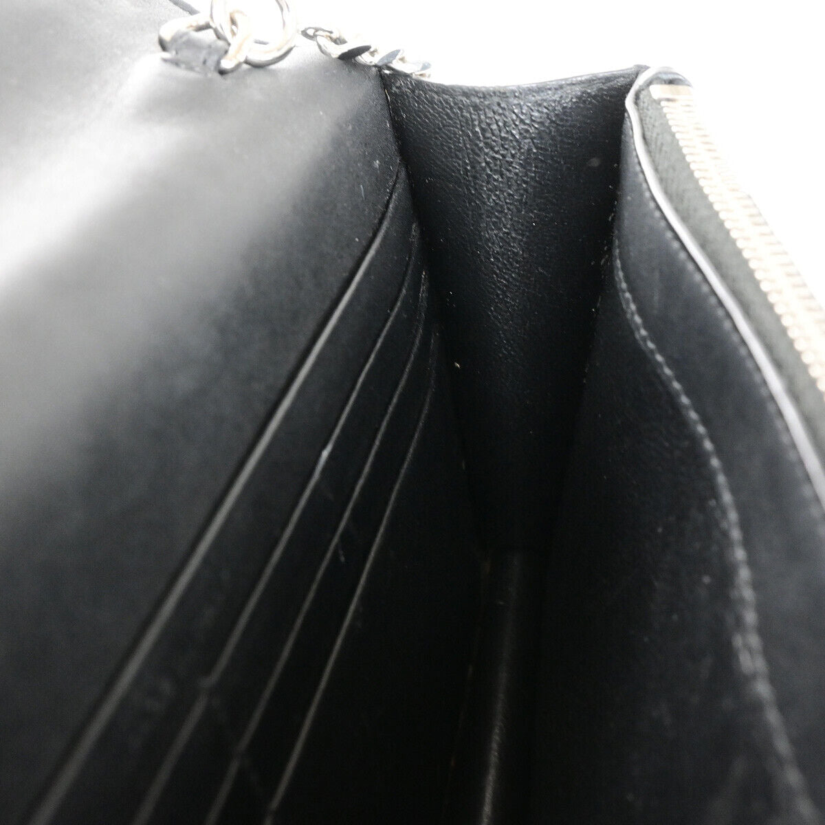 SAINT LAURENT Kate Chain Mini Shoulder Bag Wallet Tassel Leather BK SHW 631YG577