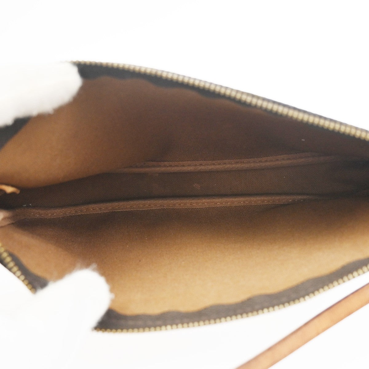 LOUIS VUITTON Pochette Accessoires Hand Bag Monogram Leather BN M51980 18CA666