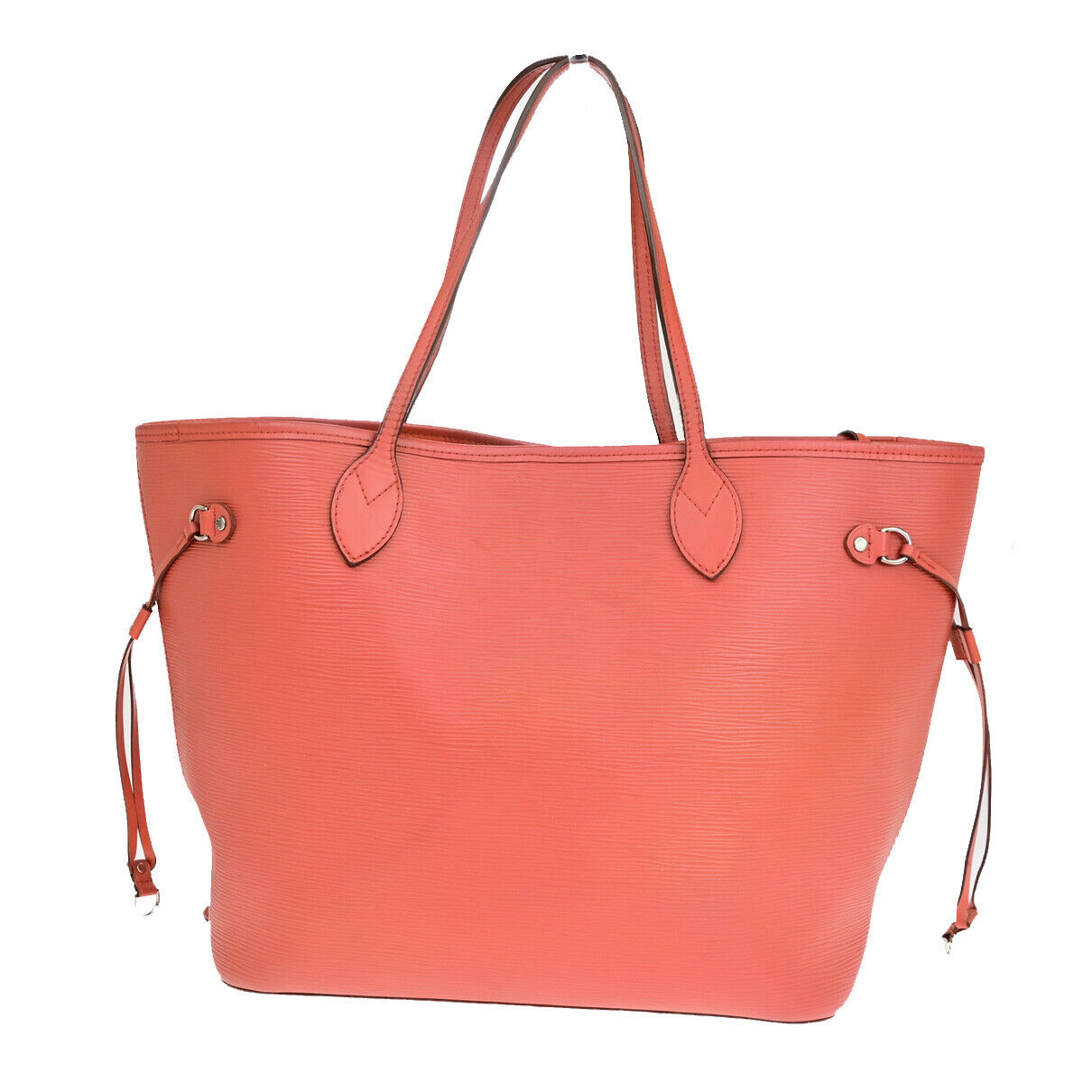 LOUIS VUITTON Neverfull MM Shoulder Tote Bag Epi Leather Orange M40884 99YG012