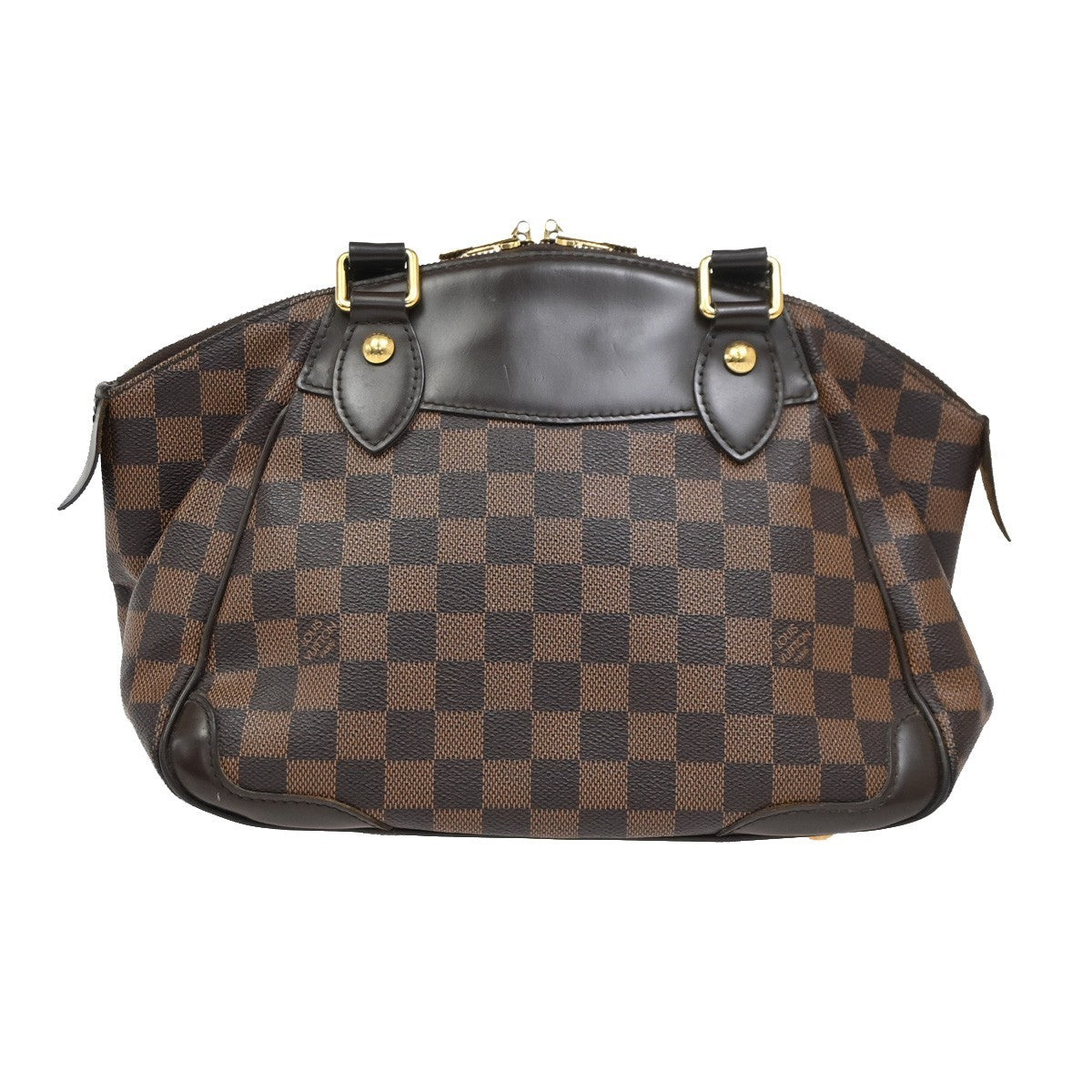 LOUIS VUITTON Verona PM Shoulder Bag Damie Ebene Leather Brown N41117 17KB791