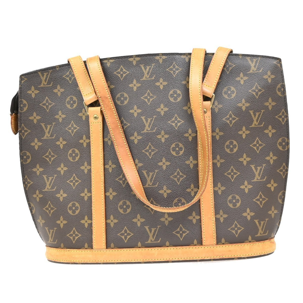 LOUIS VUITTON Babylone Shoulder Bag Monogram Leather Brown France M51102 86KP494