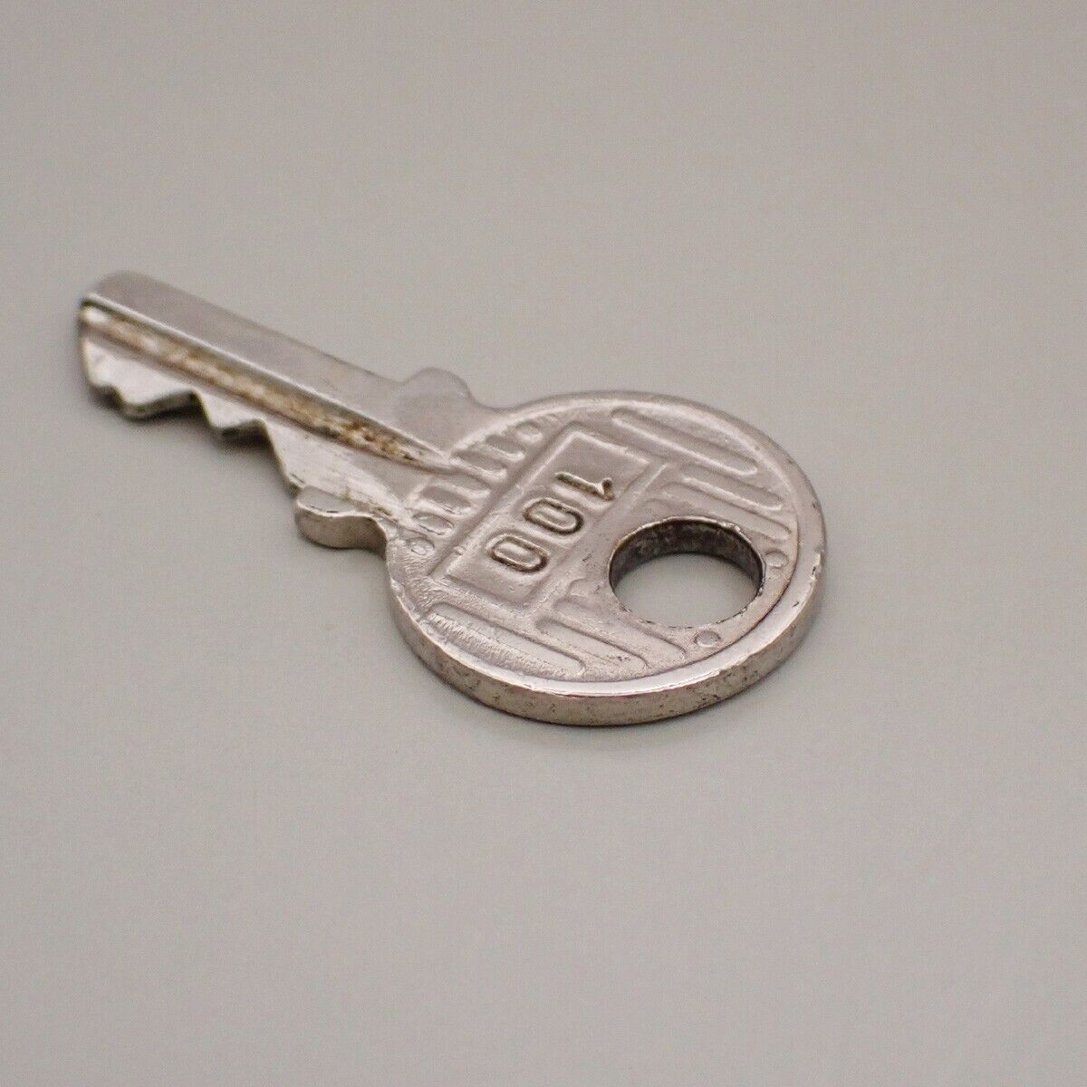 HERMES Logo 5 Set Padlock Key Bag Charm Cadena Silver-plated Accessroy 31KA567