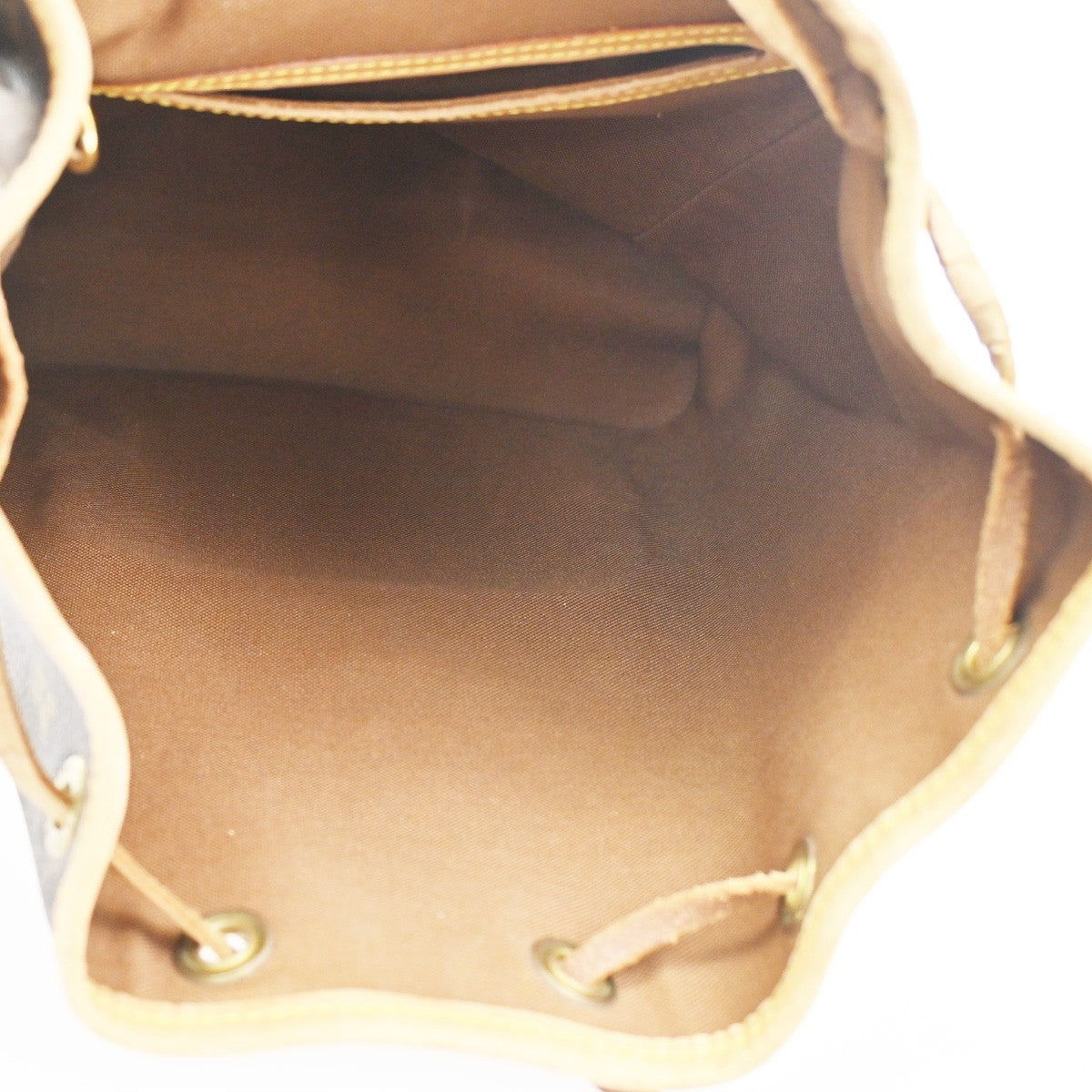 LOUIS VUITTON Montsouris MM Backpack Bag Monogram Leather Brown M51136 77CA673