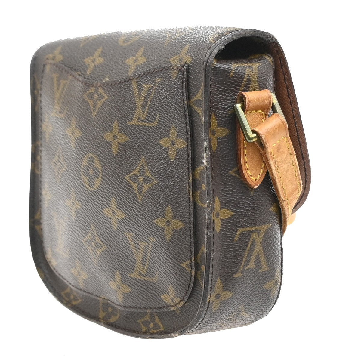 LOUIS VUITTON Mini Saint Cloud Shoulder Bag Monogram Leather BN M51244 32MA505