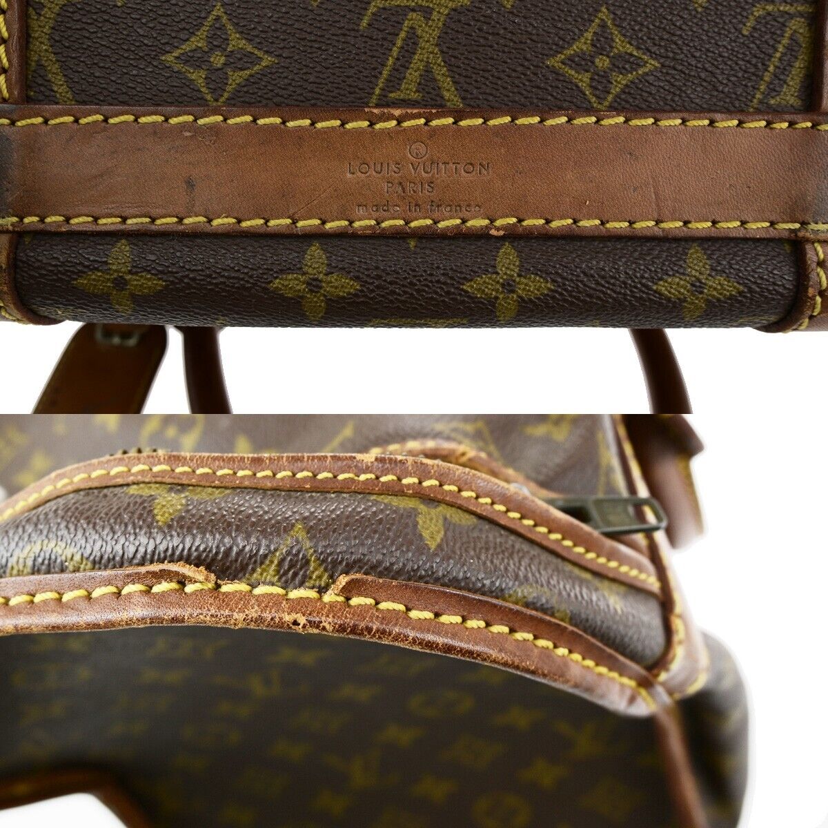 LOUIS VUITTON Sac Chasseur 40 Pet Carry Hand Bag Monogram Leather M41924 30ED099
