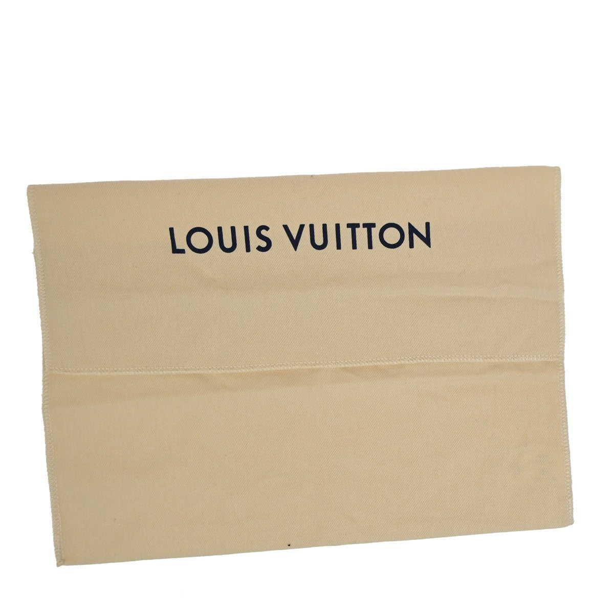 LOUIS VUITTON Logo 10 Set Dust Bags Drawstring Canvas Cotton Beige Brown 09DA260