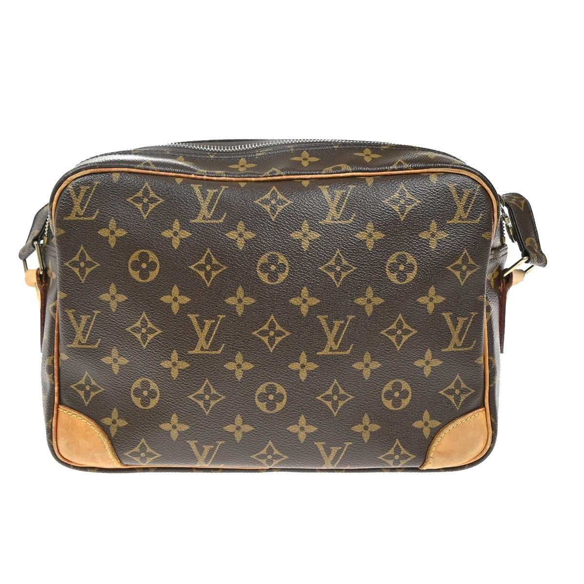 LOUIS VUITTON Nile Crossbody Shoulder Bag Monogram Leather Brown M45244 88EG348