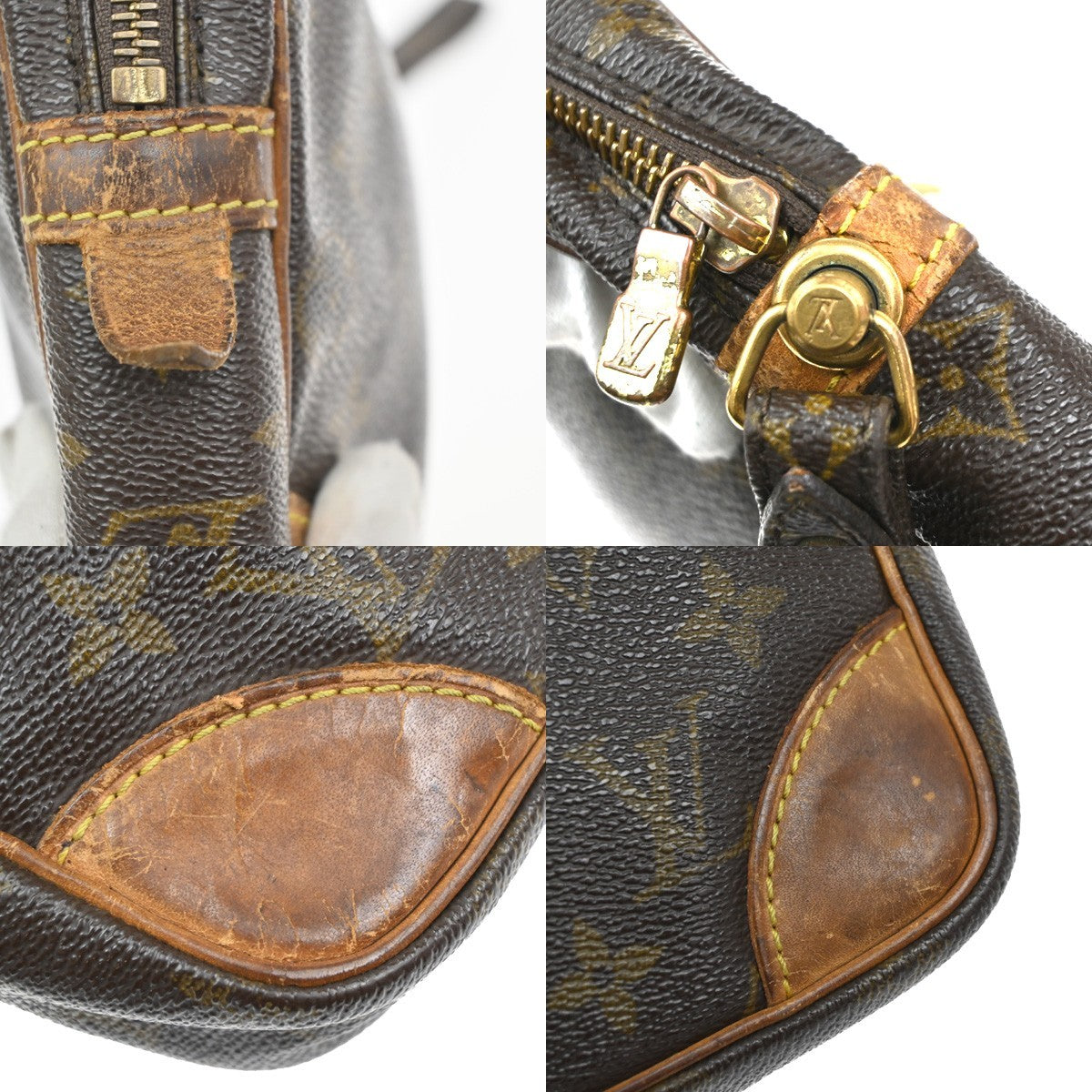 LOUIS VUITTON Marly Dragonne GM Clutch Hand Bag Monogram Brown M51825 02MA540
