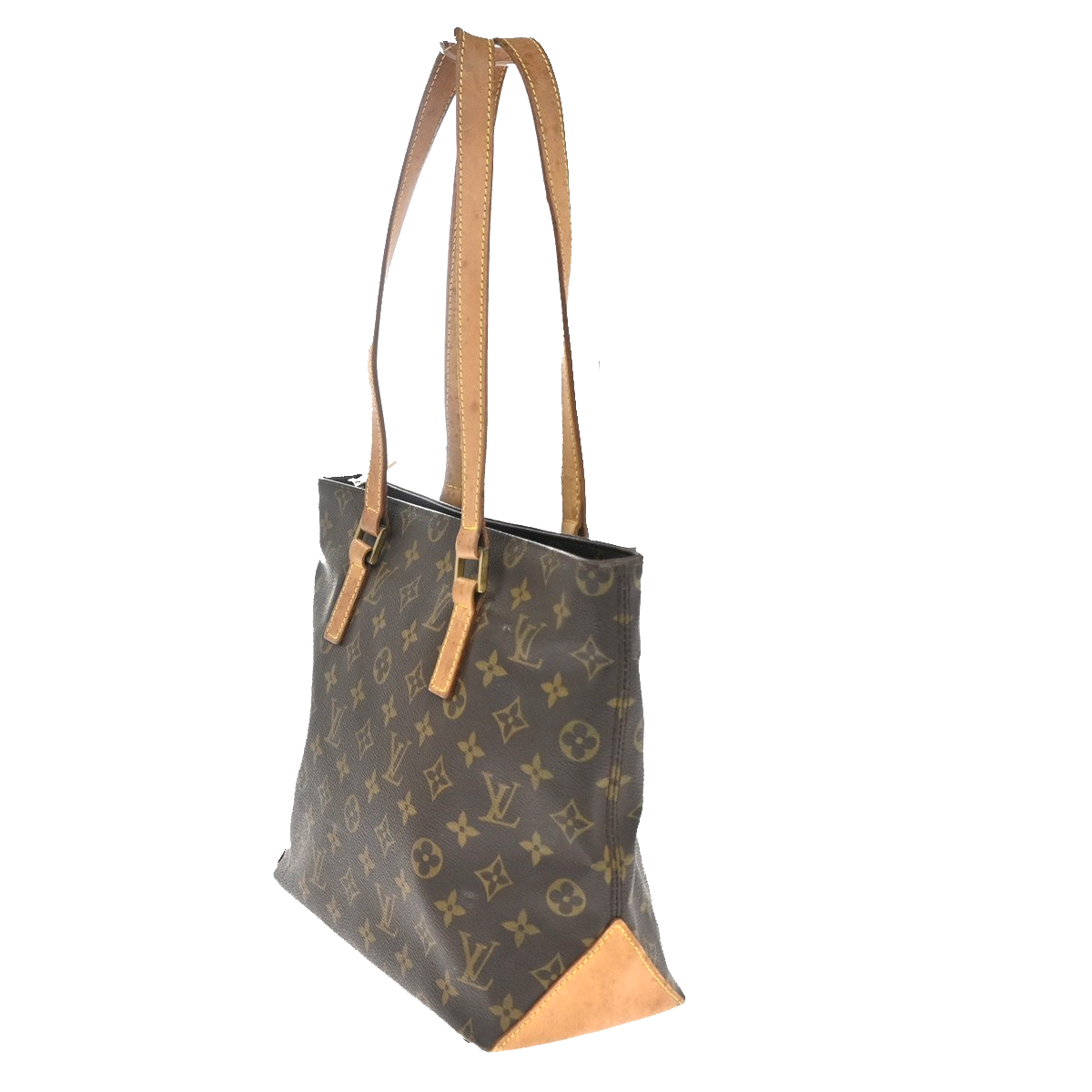 LOUIS VUITTON Cabas Piano Shoulder Bag Monogram Leather Brown M51148 73CA799