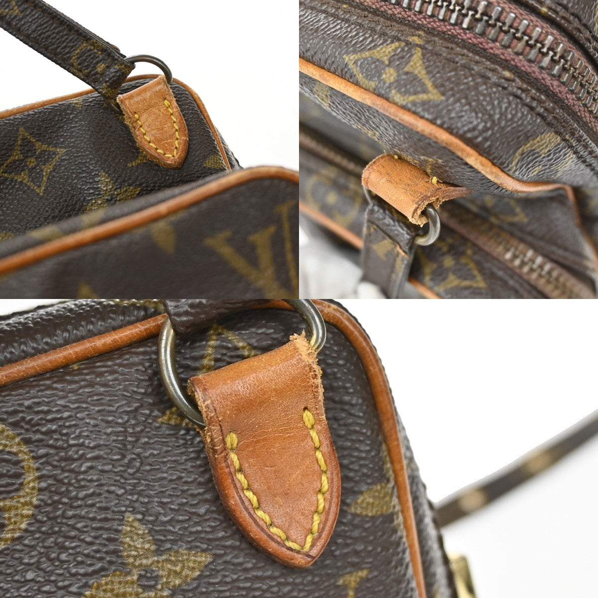 LOUIS VUITTON Mini Amazon Shoulder Bag Monogram Leather Brown M45238 33KB330