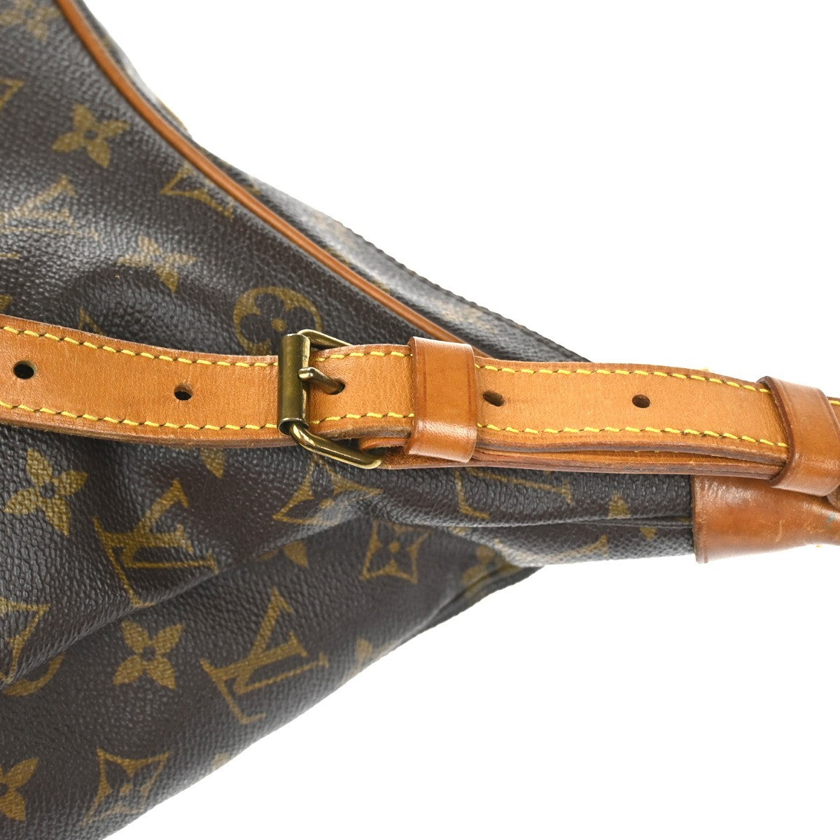 LOUIS VUITTON Boulogne 35 Shoulder Bag Monogram Leather Brown M51260 73YH997