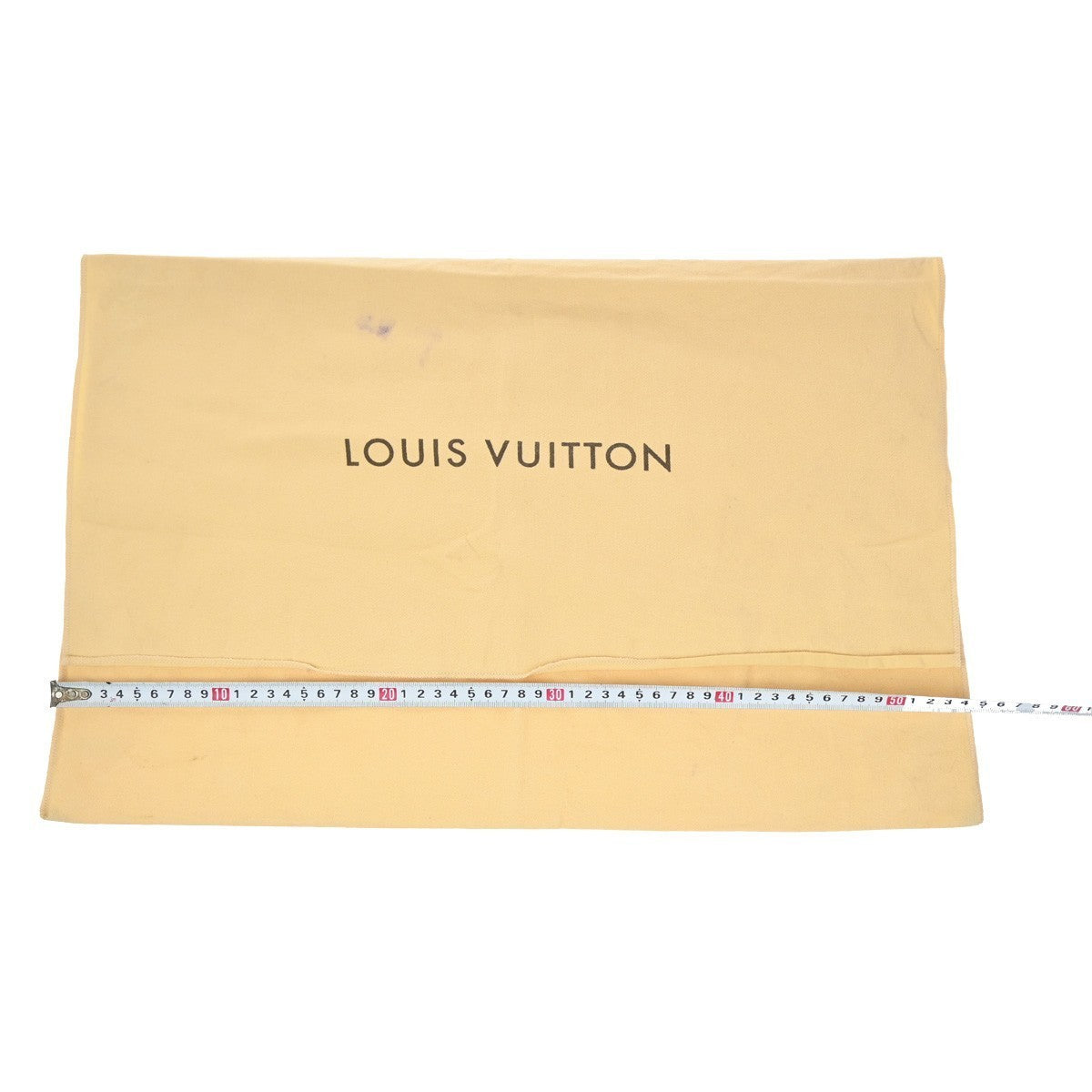 LOUIS VUITTON Logo 10 Set Dust Bag Drawstring Canvas Cotton Beige Brown 09KP300