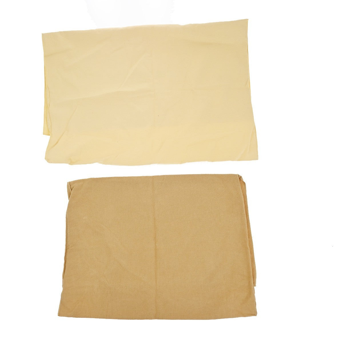LOUIS VUITTON Logo 10 Set Dust Bag Drawstring Canvas Cotton Beige Brown 09KC789