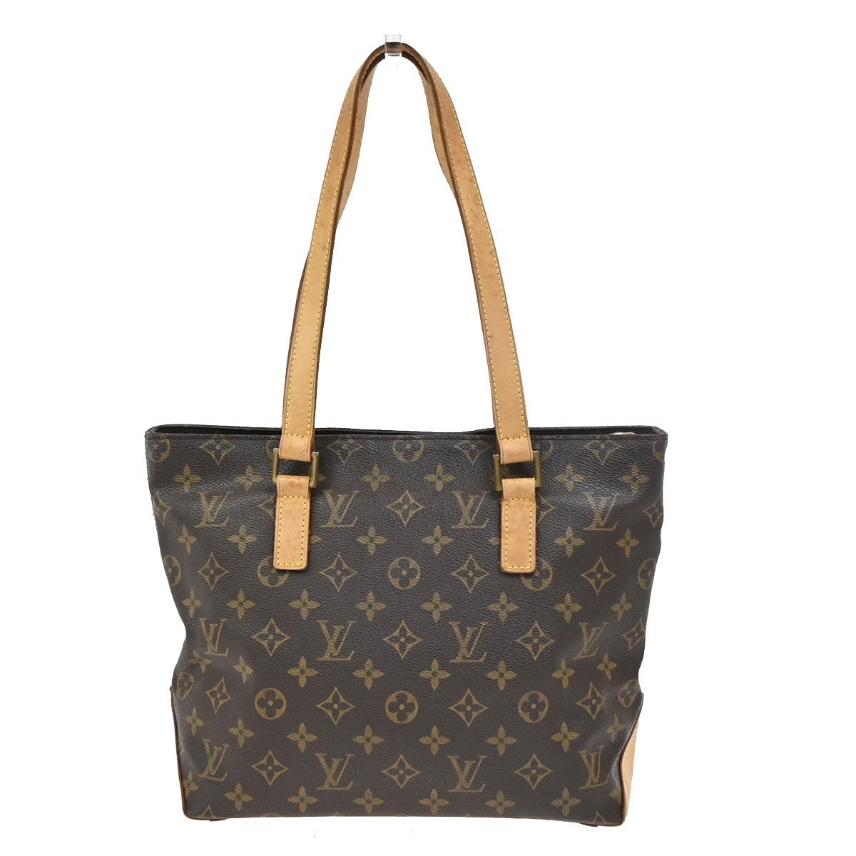 LOUIS VUITTON Cabas Piano Shoulder Bag Monogram Leather Brown M51148 76YJ043
