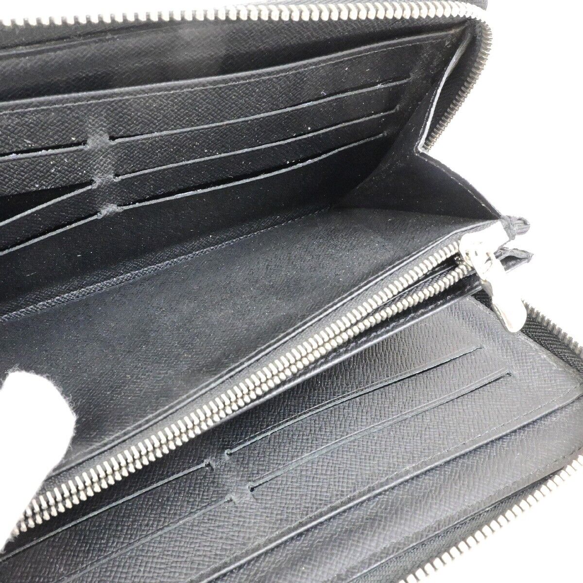 LOUIS VUITTON Zippy Organizer NM Long Wallet Damier Graphite BK N60111 36KA439