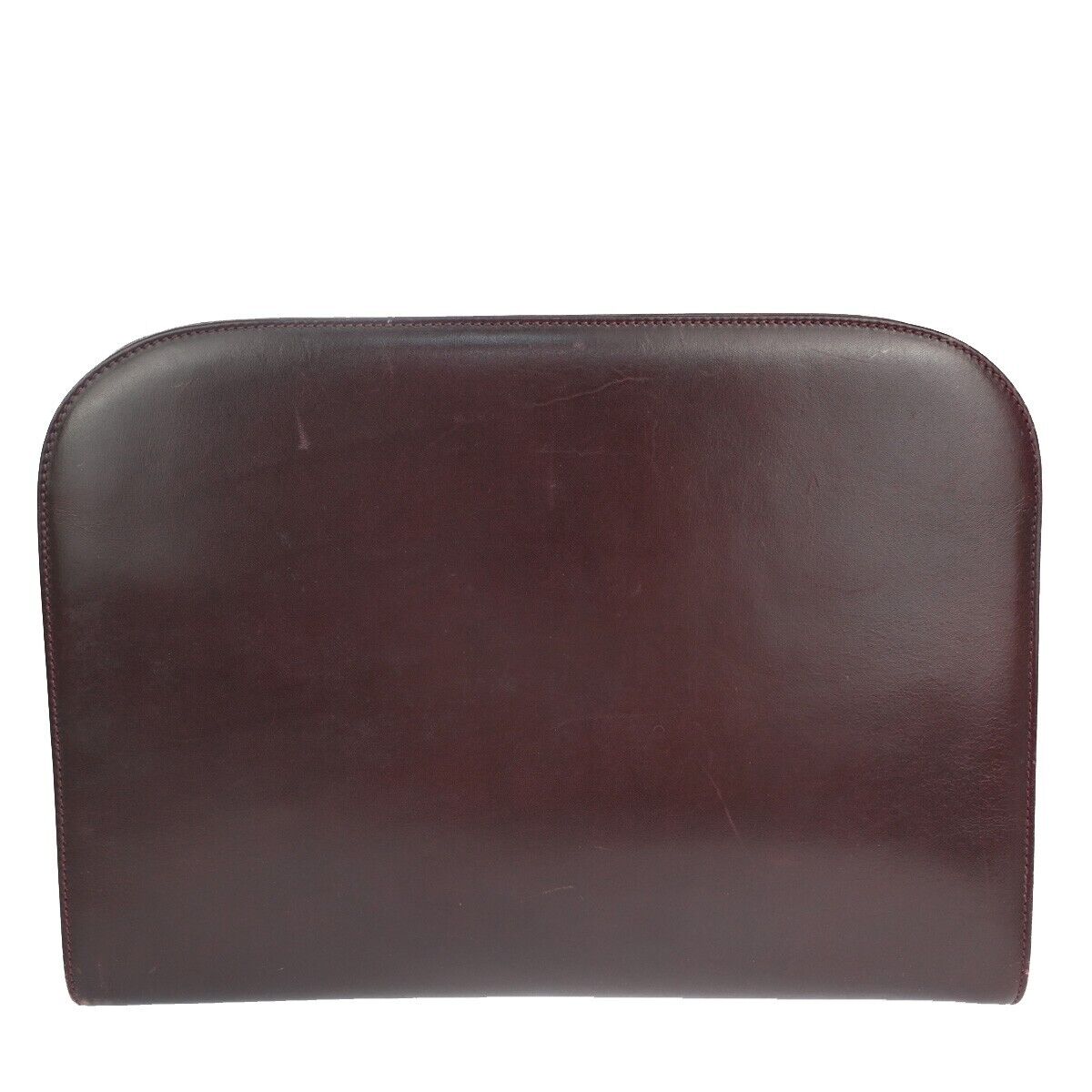 SALVATORE FERRAGAMO Chain Gancini 2Way Shoulder Clutch Bag Leather BX 39EA565