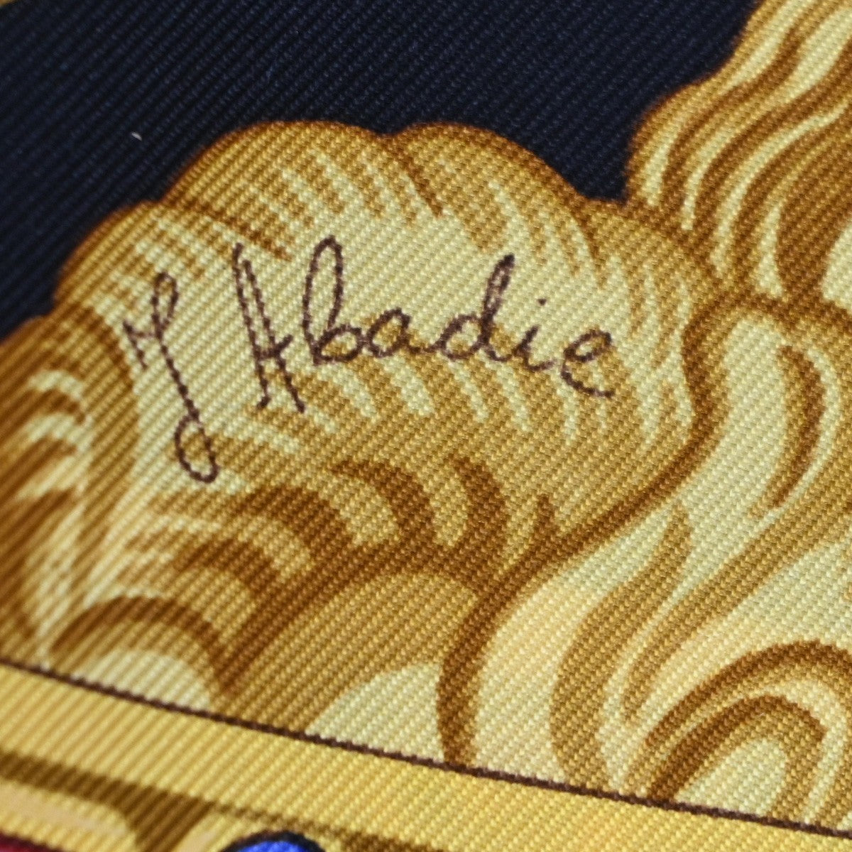 HERMES XL Carre Scarf Le Triomphe du Paladin 100% Silk Black Gold 69RL761