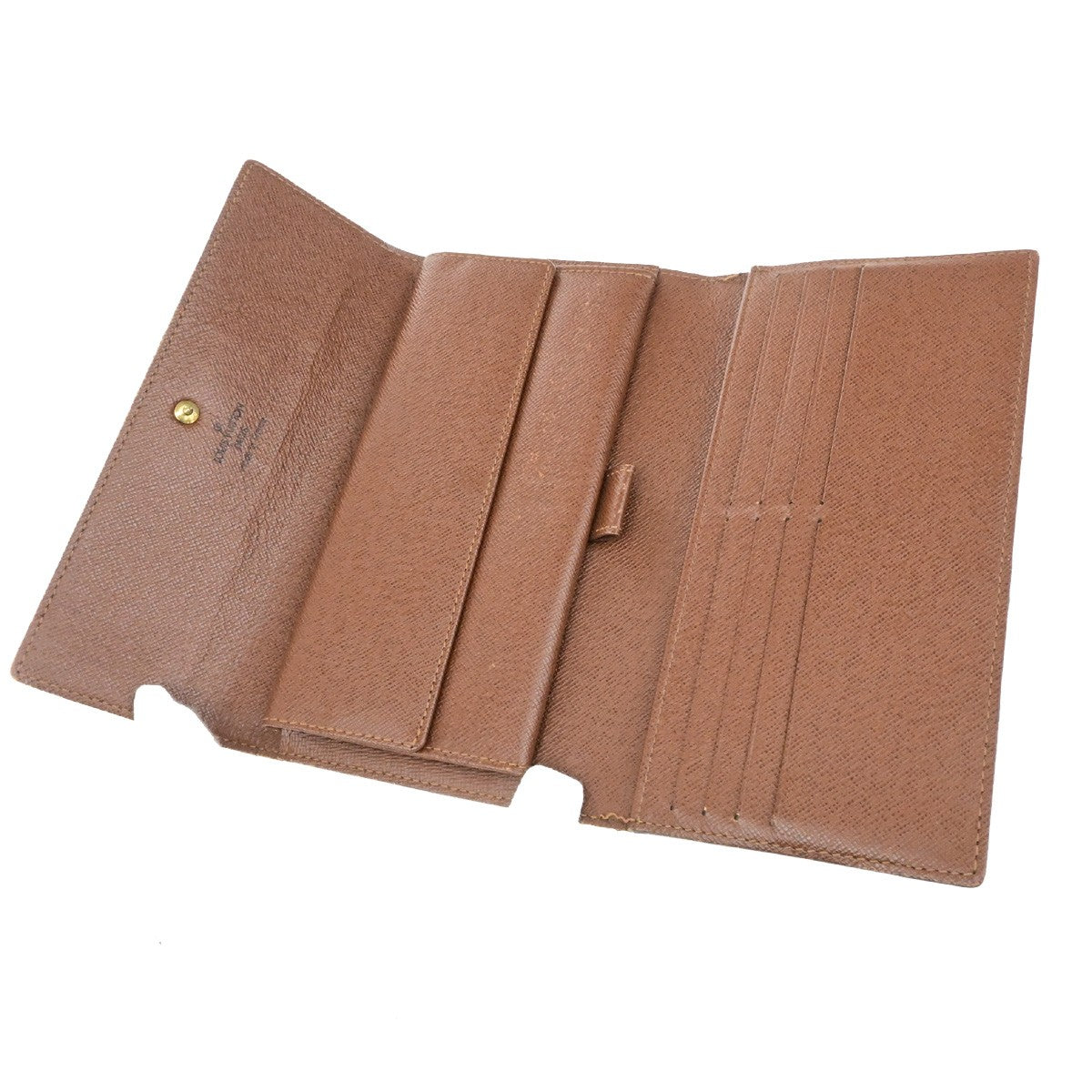 LOUIS VUITTON International Long Trifold Wallet Monogram Leather M61217 68YH185
