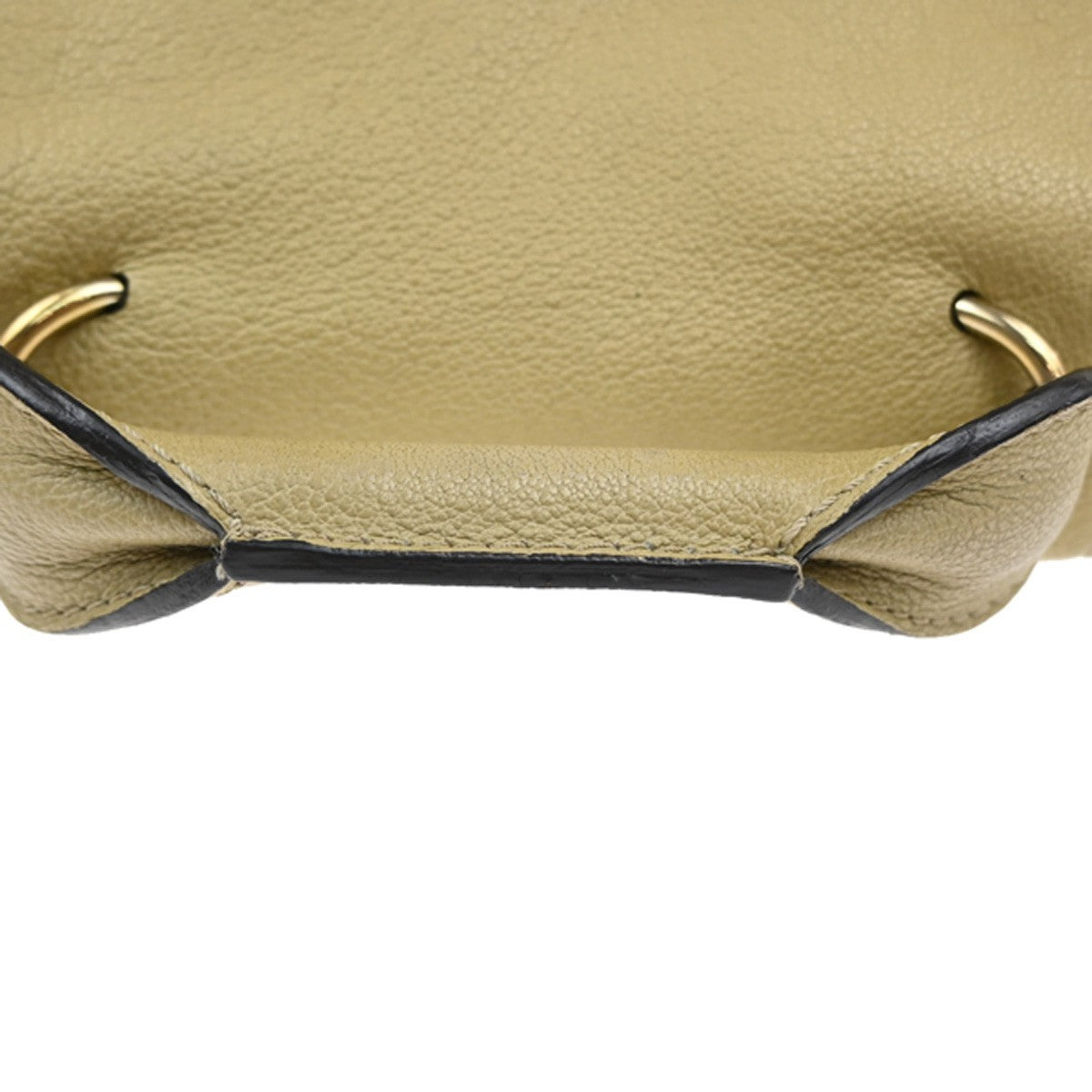 CHLOE Logo Elsie 2Way Shoulder Hand Bag Tweed Leather Beige GHW Italy 64KP549