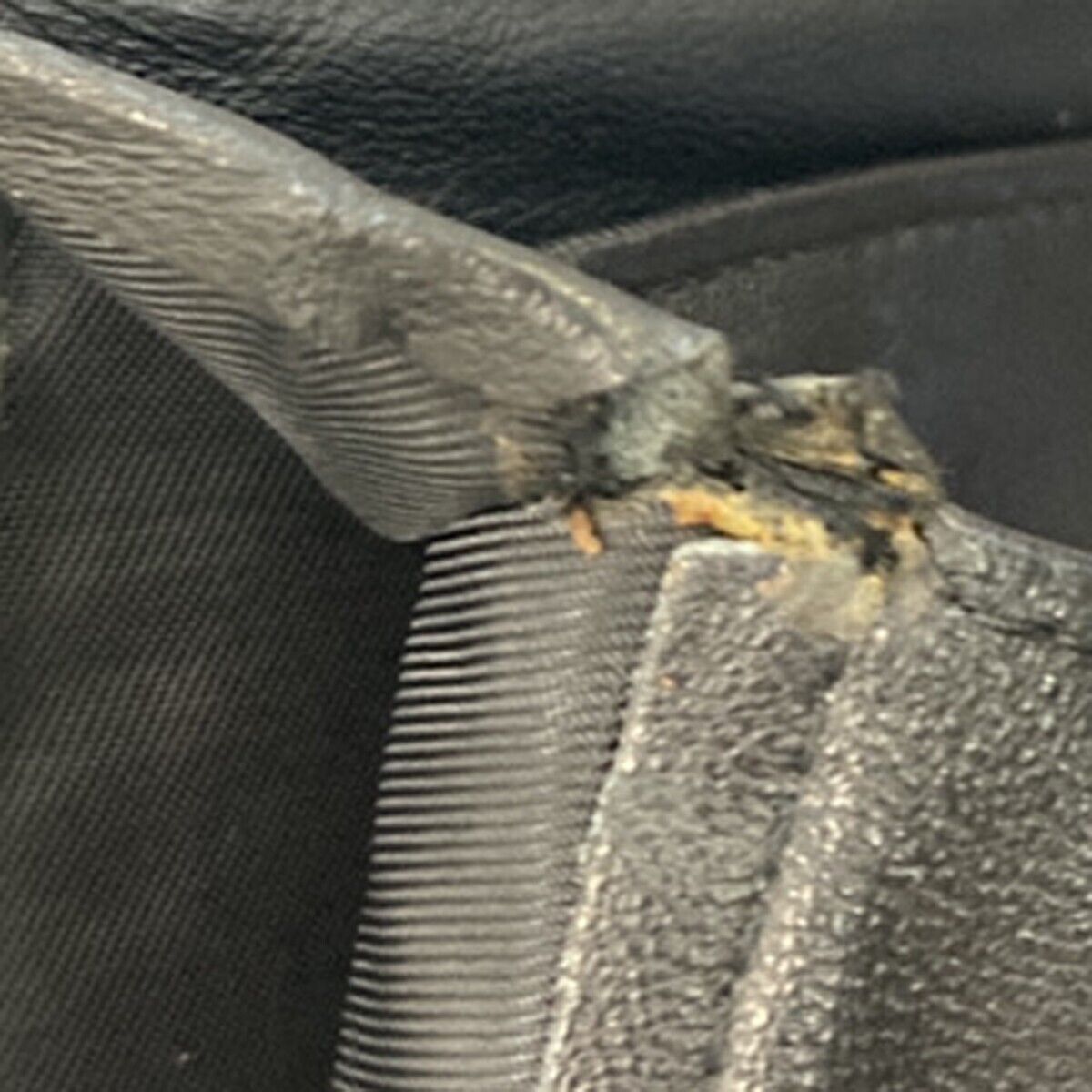 BOTTEGA VENETA Logo Intrecciato 2 Set Long Zipper Wallet Leather Black 67ED998