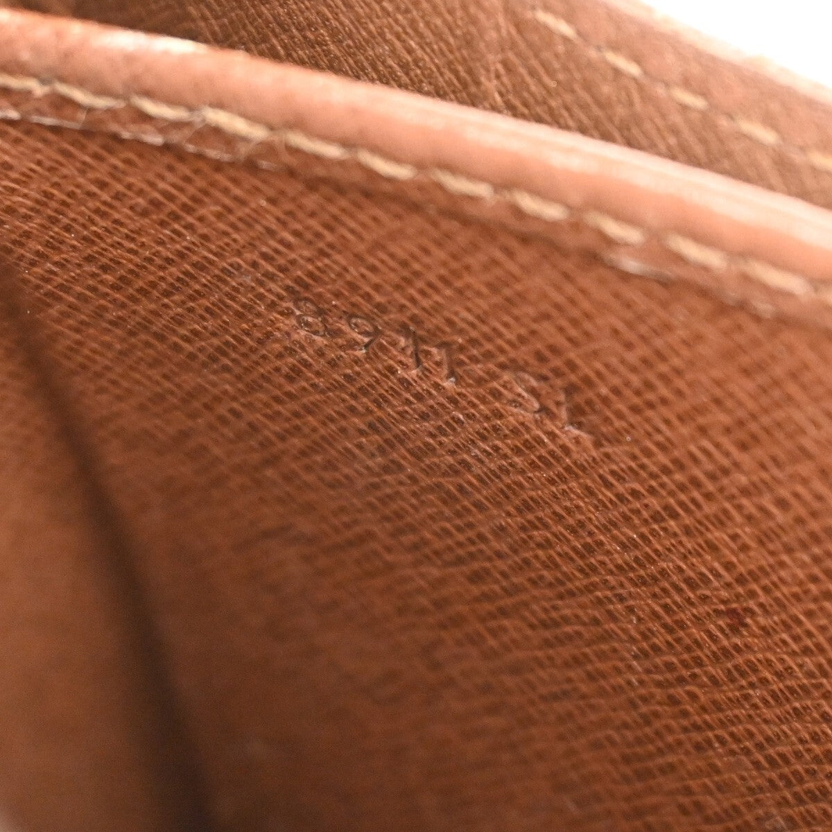 LOUIS VUITTON Cartouchiere GM Shoulder Bag Monogram Leather Brown M51252 34EE251