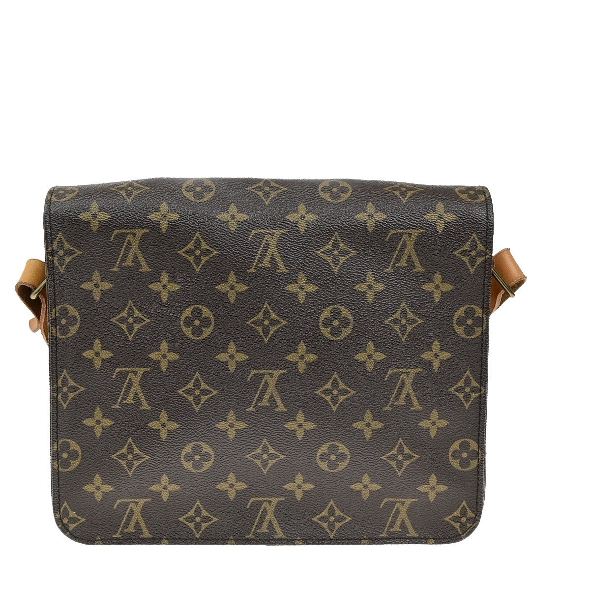 LOUIS VUITTON Cartouchiere GM Shoulder Bag Monogram Leather Brown M51252 85YH132
