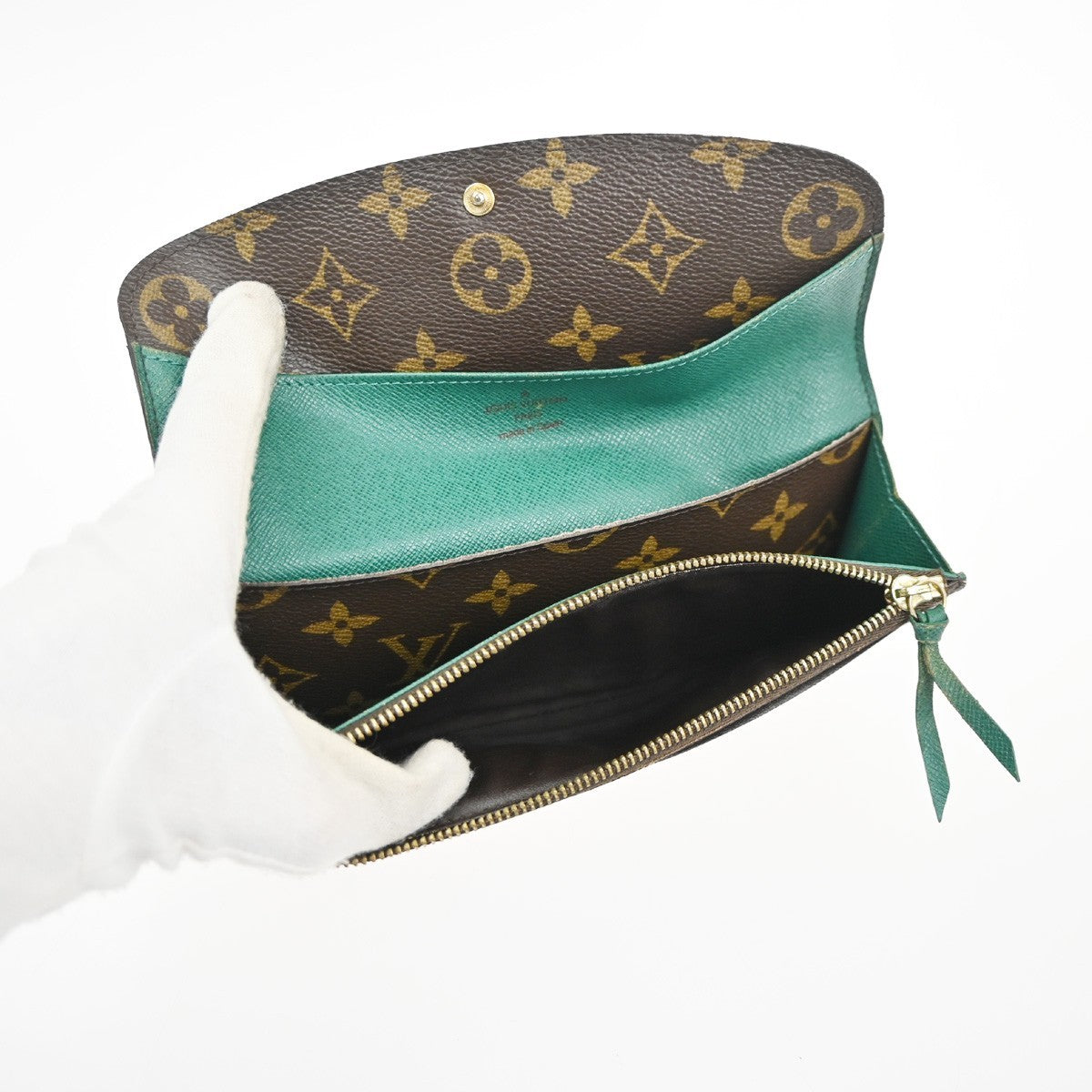 LOUIS VUITTON Portefeuille Emilie Wallet Monogram Leather BN GN M60137 60KD032