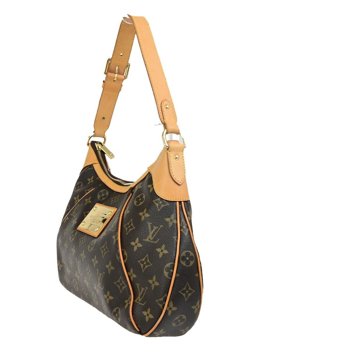 LOUIS VUITTON Thames GM Hobo Shoulder Bag Monogram Leather Brown M56383 667RF199