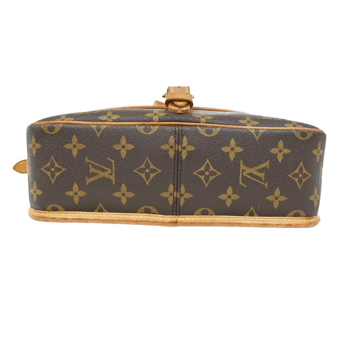 LOUIS VUITTON Sologne Shoulder Bag Monogram Leather Brown France M42250 59CA915