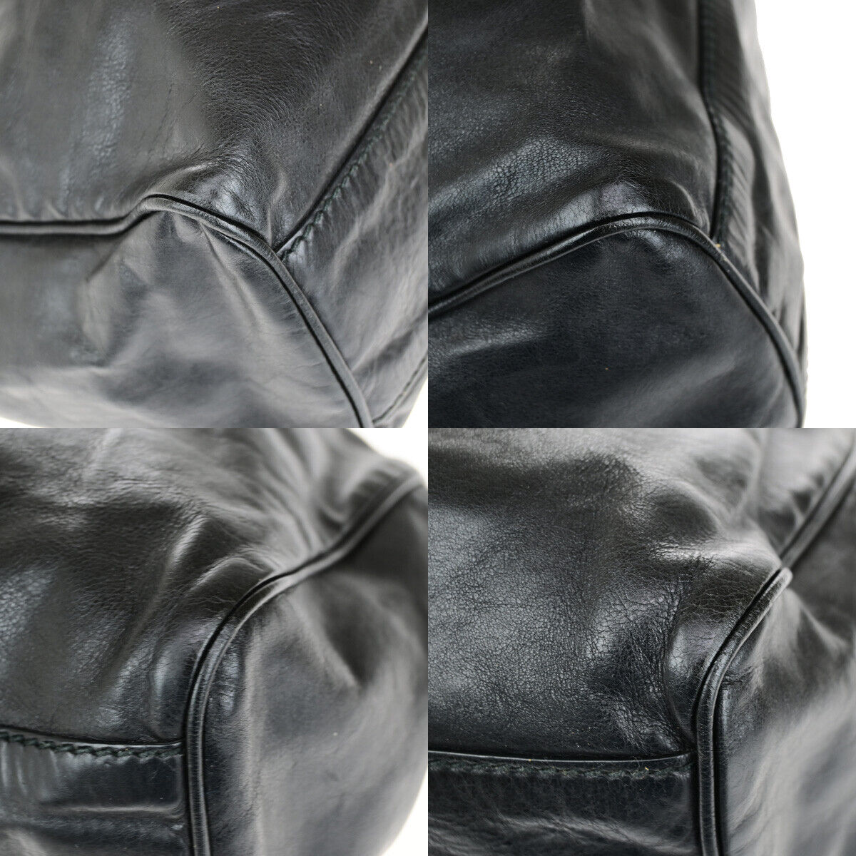 GUCCI GG Sukey Shoulder Hand Bag Guccissima Leather Black SHW 30SJ470