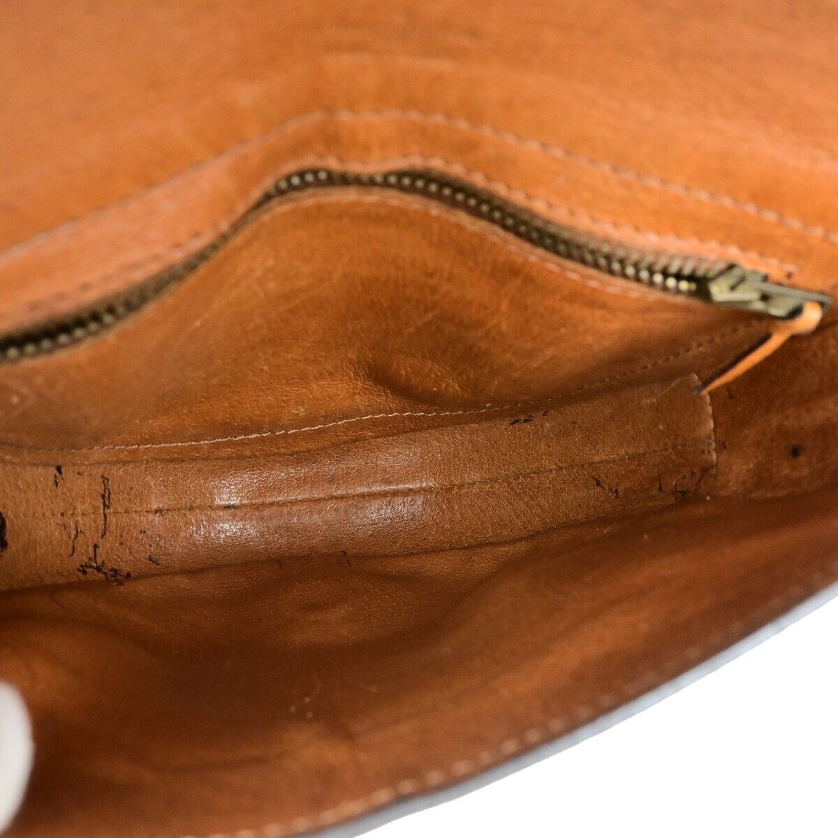 LOUIS VUITTON Chantilly PM Shoulder Bag Monogram Leather Brown M51234 64SH974