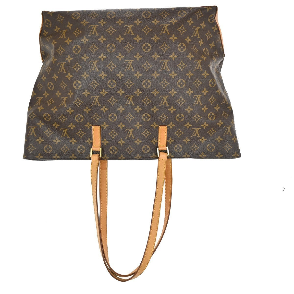 LOUIS VUITTON Cabas Alto Shoulder Bag Monogram Leather Brown M51152  98TA390