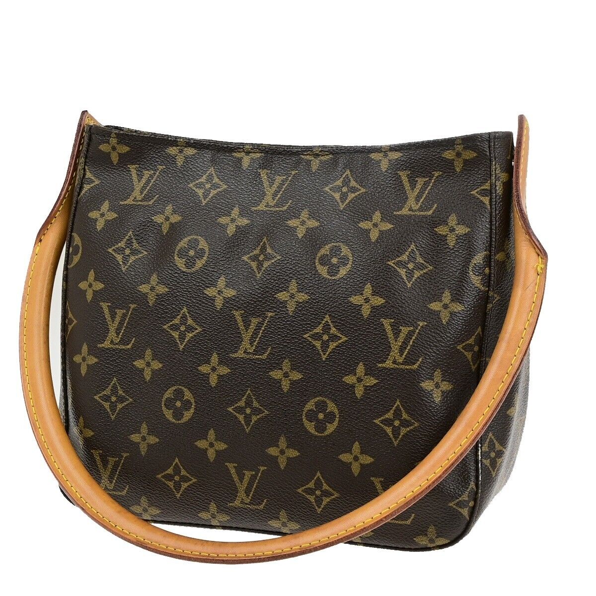 LOUIS VUITTON Looping MM Shoulder Bag Monogram Leather BN France M51146 77ED087