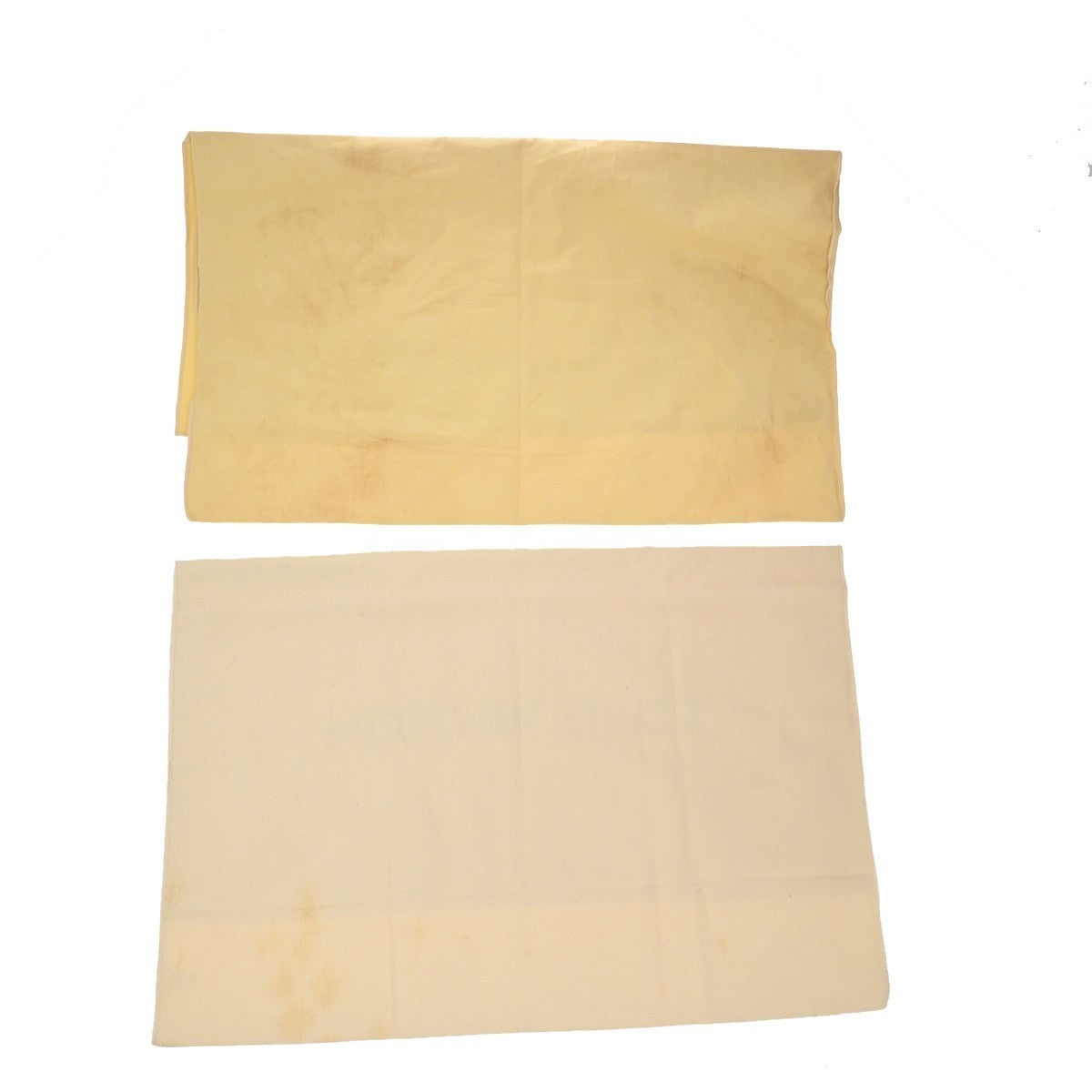 LOUIS VUITTON Logo 10 Set Dust Bag Canvas Cotton Beige Brown 09EG152