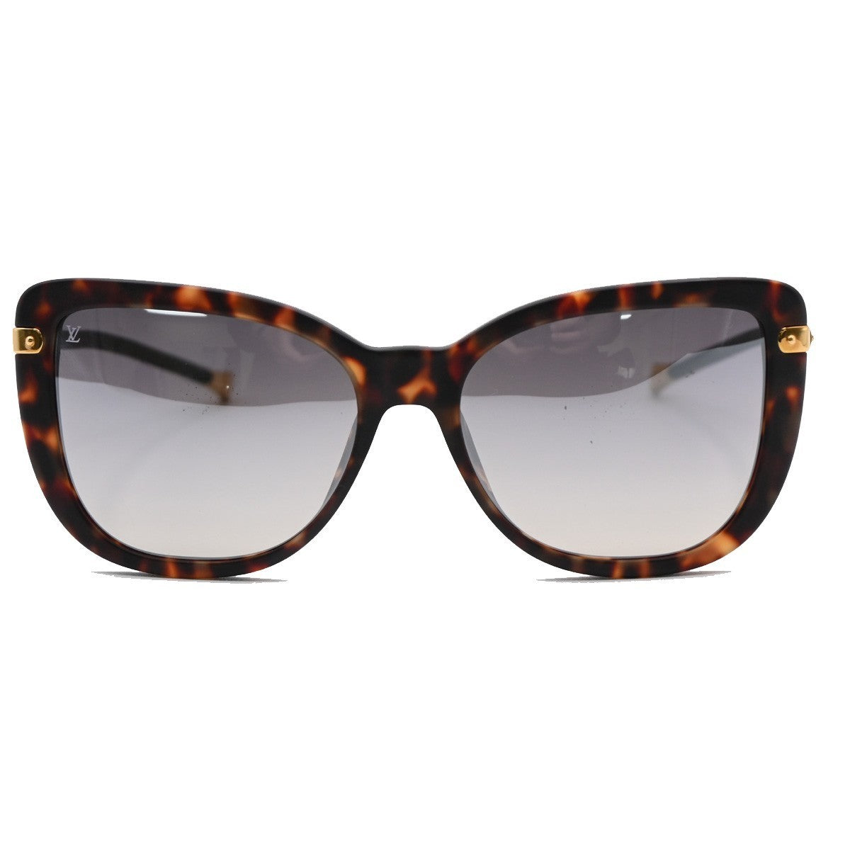 LOUIS VUITTON Charlotte SunGlasses Eye Wear Metal Plastic Gold BN Z0629E 37RL593