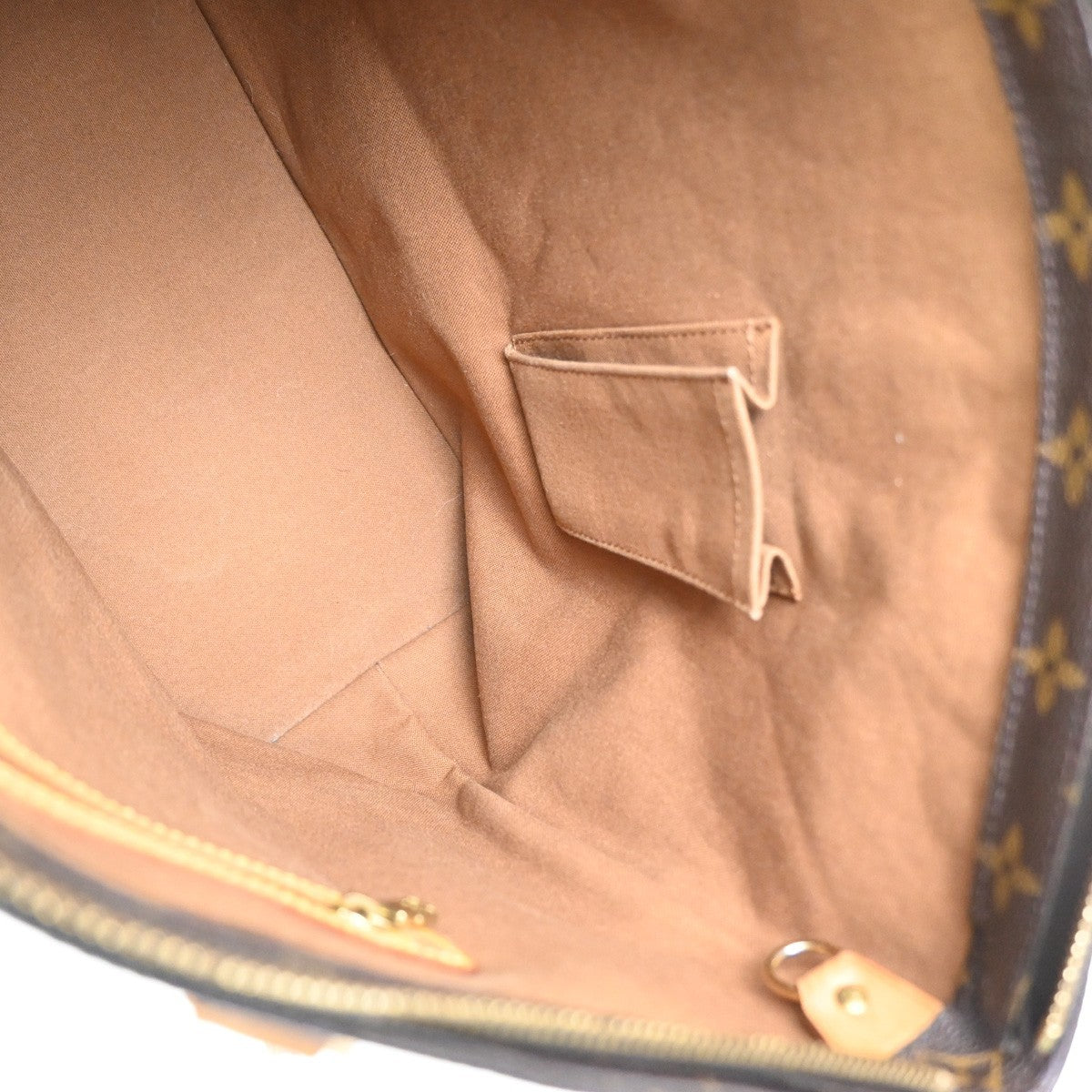 LOUIS VUITTON Cabas Mezzo Shoulder Bag Monogram Leather Brown M51151 89SA076