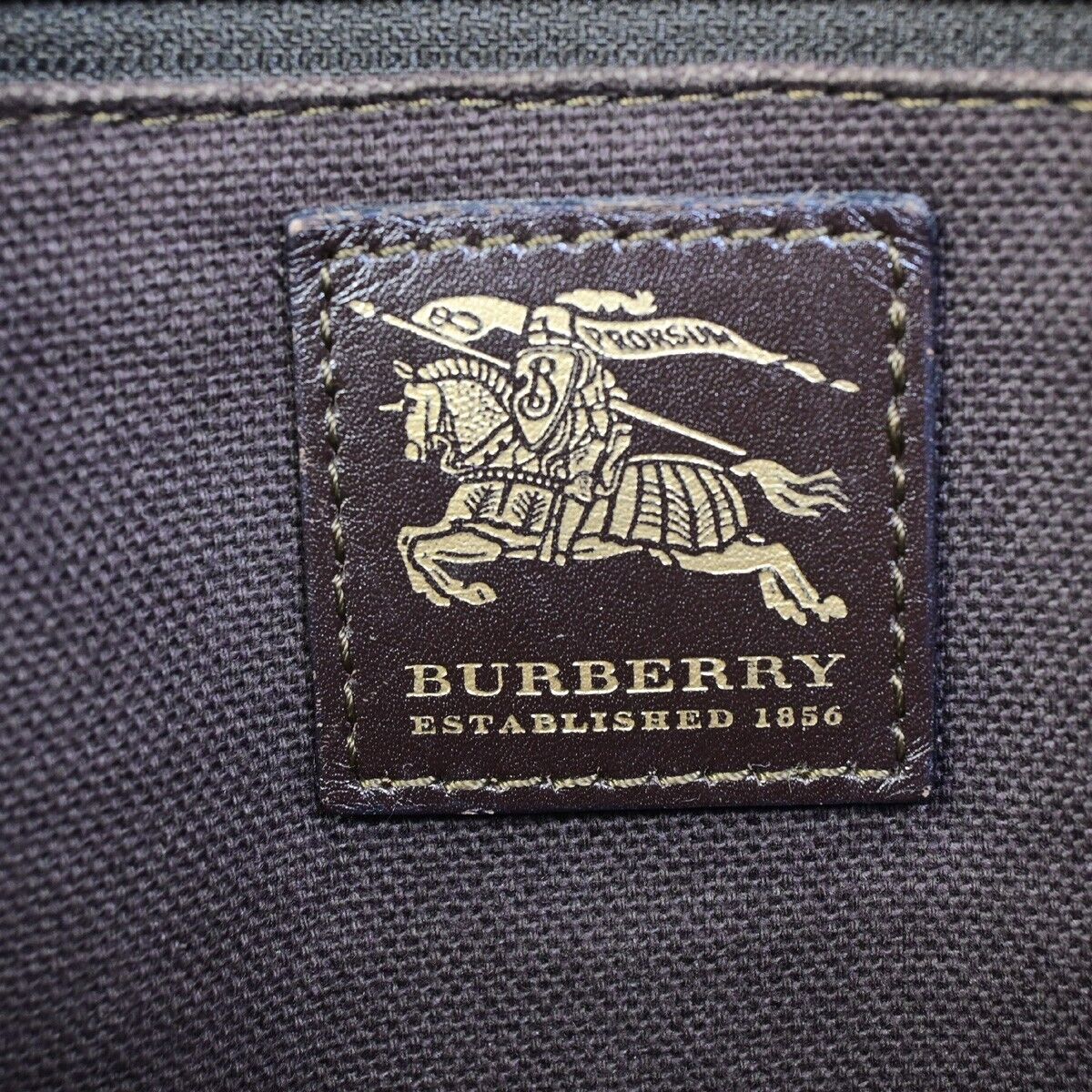 BURBERRY Logo Nova Check Shoulder Tote Bag Canvas Leather Beige Brown 67SJ006