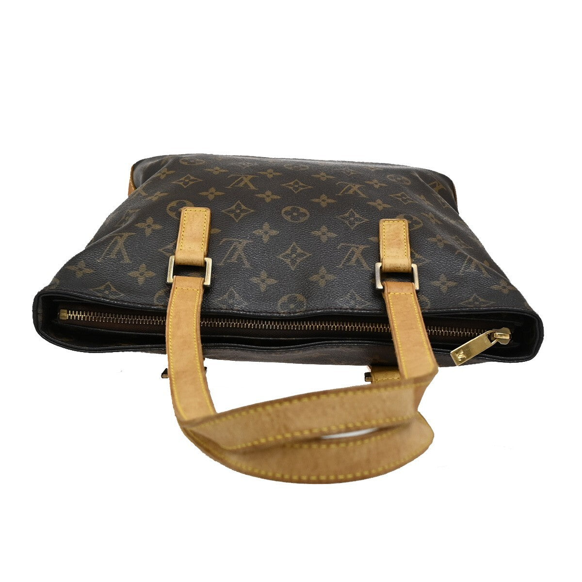 LOUIS VUITTON Cabas Piano Shoulder Bag Monogram Leather Brown M51148 10EE289