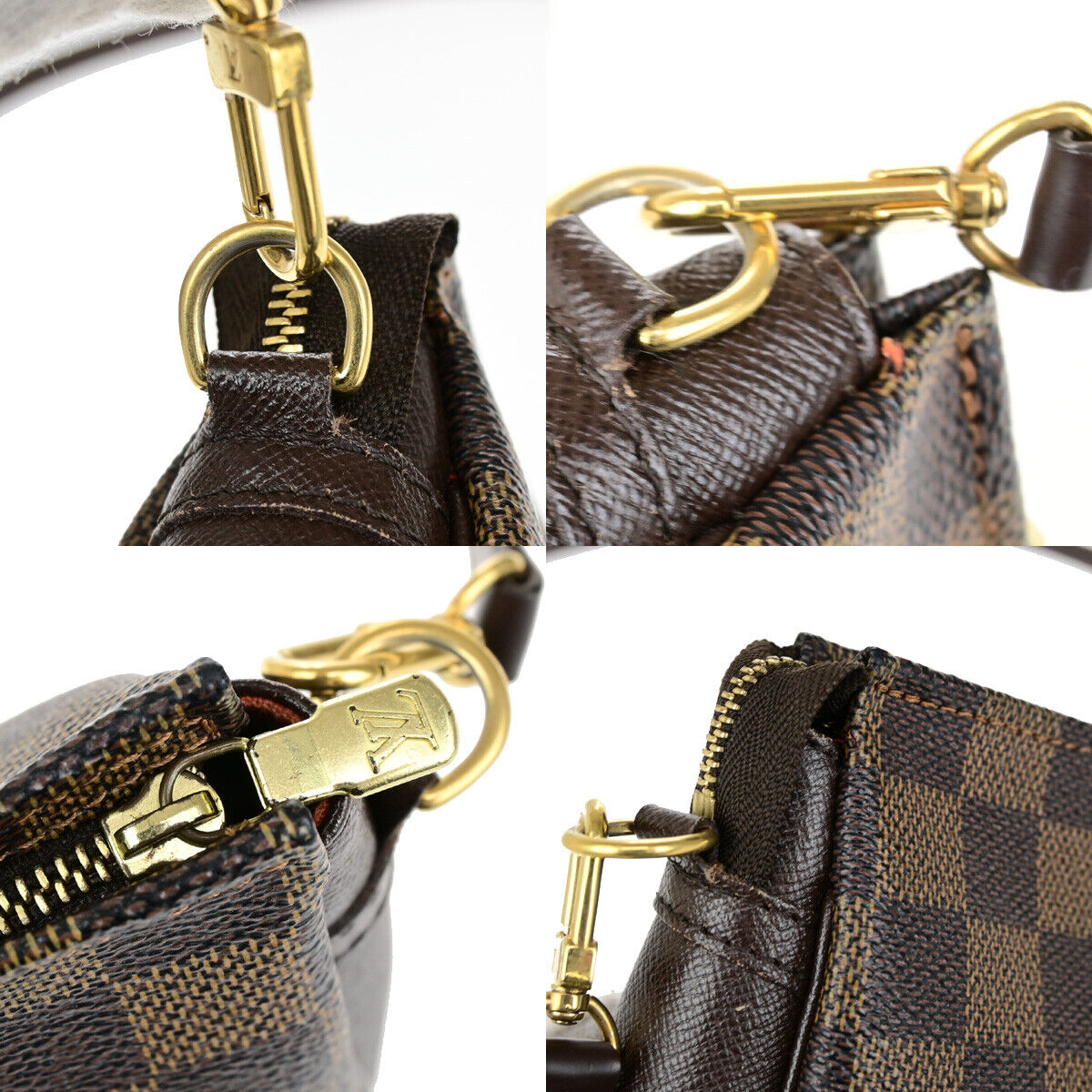 LOUIS VUITTON Trousse Makeup Pouch Shoulder Bag Damier Leather BN M51982 82YG790