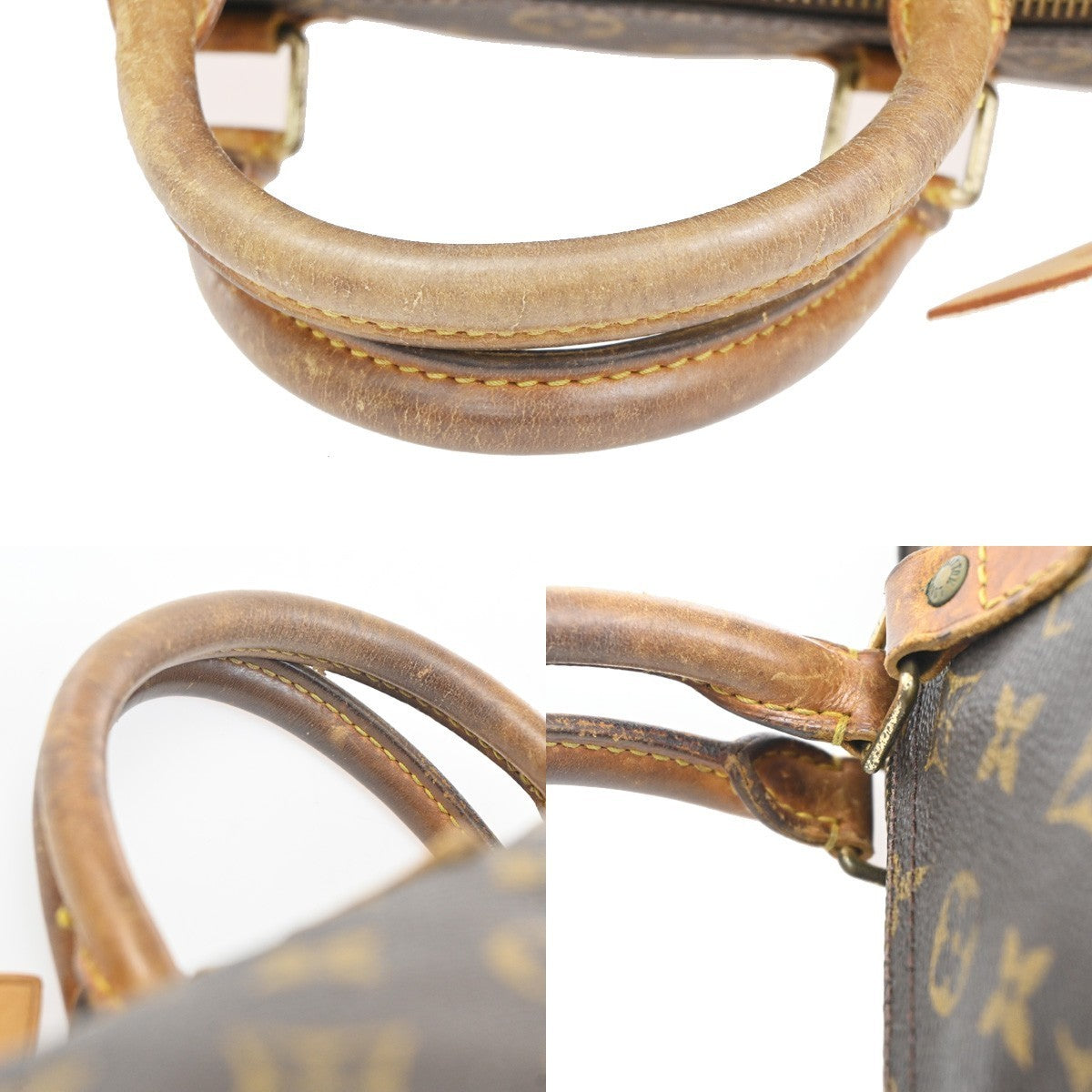 LOUIS VUITTON Speedy 30 Travel Hand Bag Monogram Leather Brown M41526 76CA659