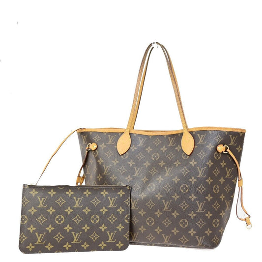 LOUIS VUITTON Neverfull MM Shoulder Tote Bag Monogram Leather BN M40996 607SJ445