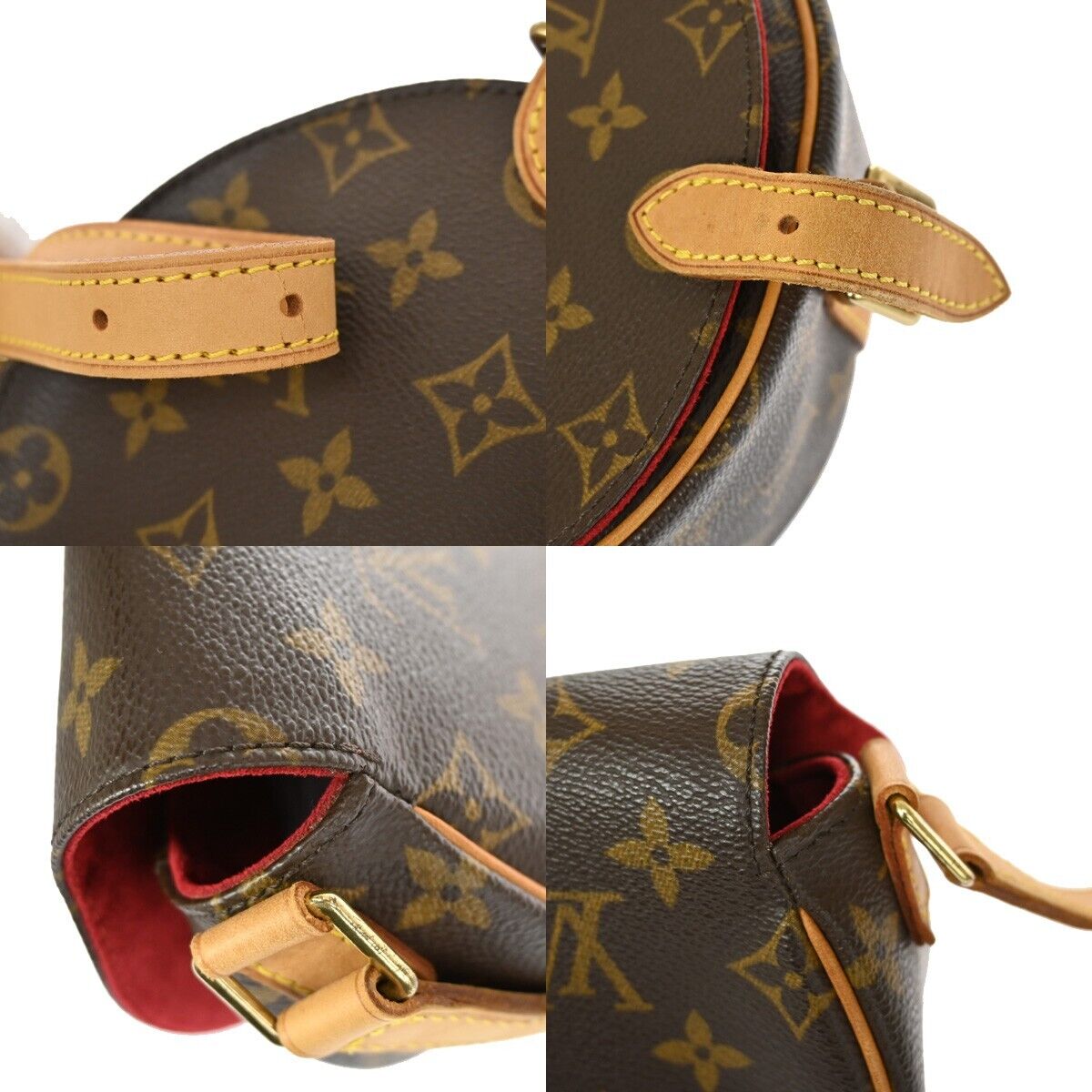 LOUIS VUITTON Tambourine Shoulder Bag Monogram Leather Brown M51179 676RH804