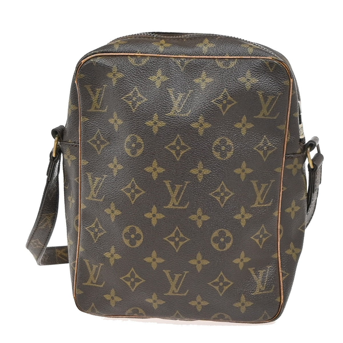 LOUIS VUITTON Petit Marceau Shoulder Bag Monogram Leather Brown M40264 61KC686