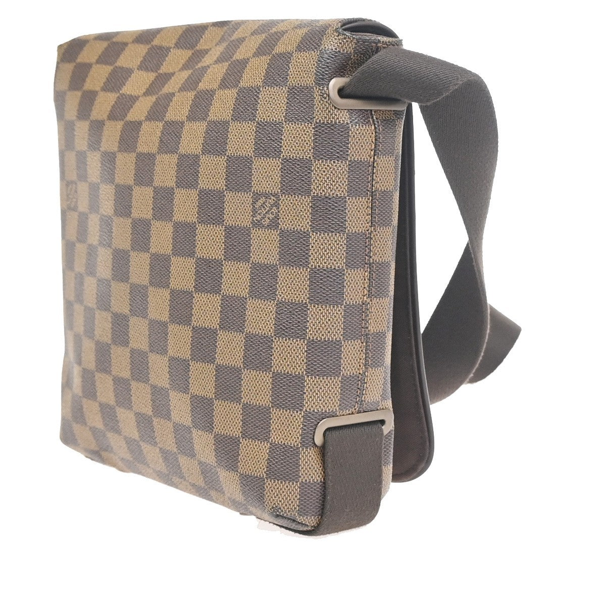 LOUIS VUITTON Brooklyn PM Shoulder Bag Damier Ebene Leather Brown N51210 27KC795
