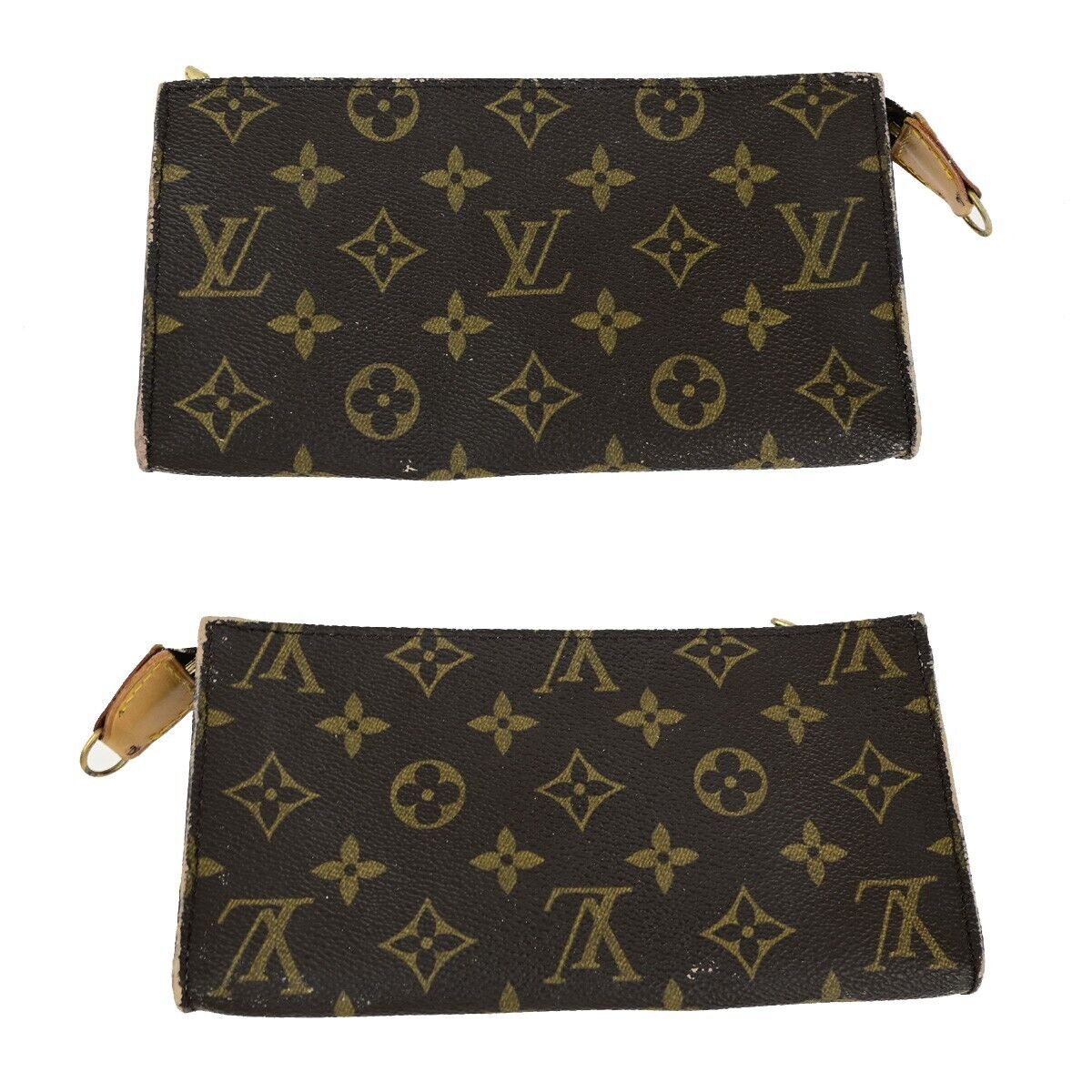LOUIS VUITTON BUCKET GM Shoulder Tote Bag Monogram Leather Brown M42236 31ED302