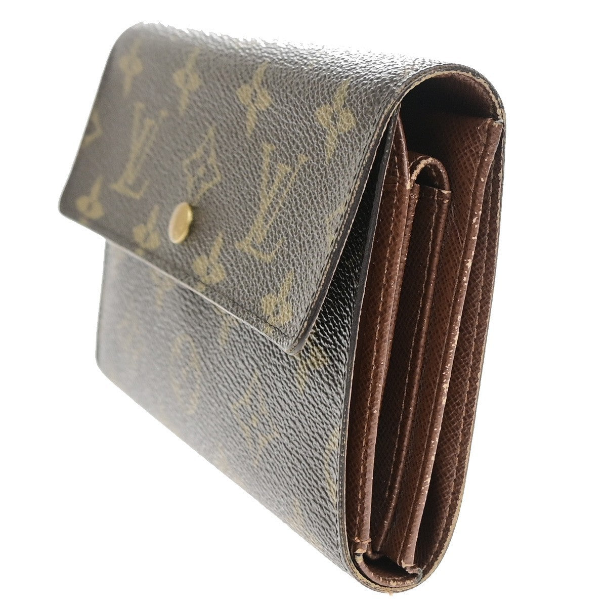 LOUIS VUITTON Porte Tresor Etui Papier Trifold Wallet Monogram BN M61202 36YJ248